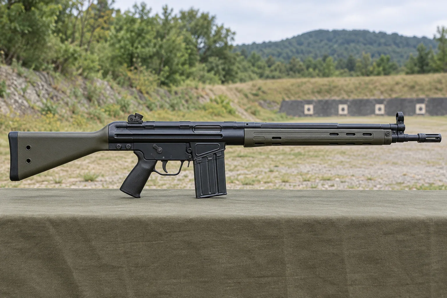 G3A3 rifle (representative G3-family example)