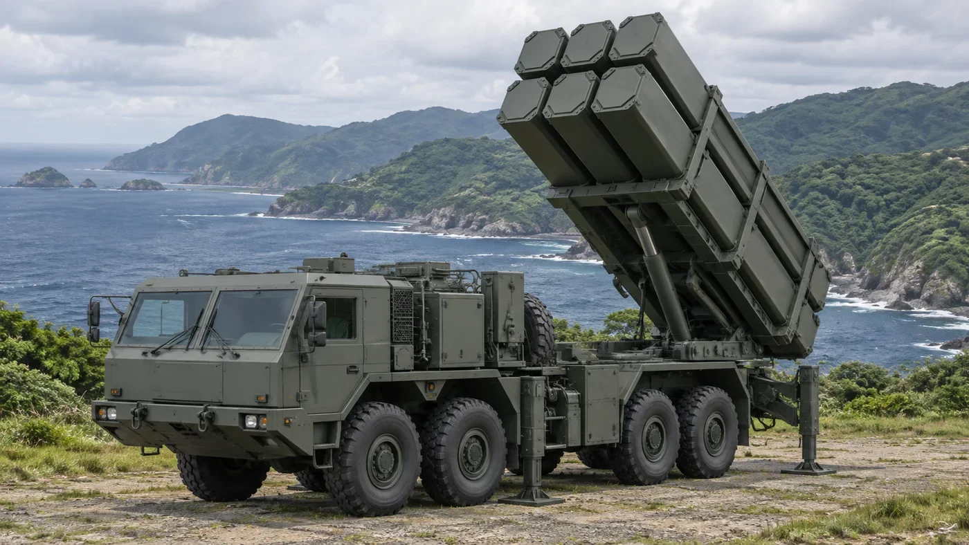 Type 25 surface-to-ship missile launcher illustration