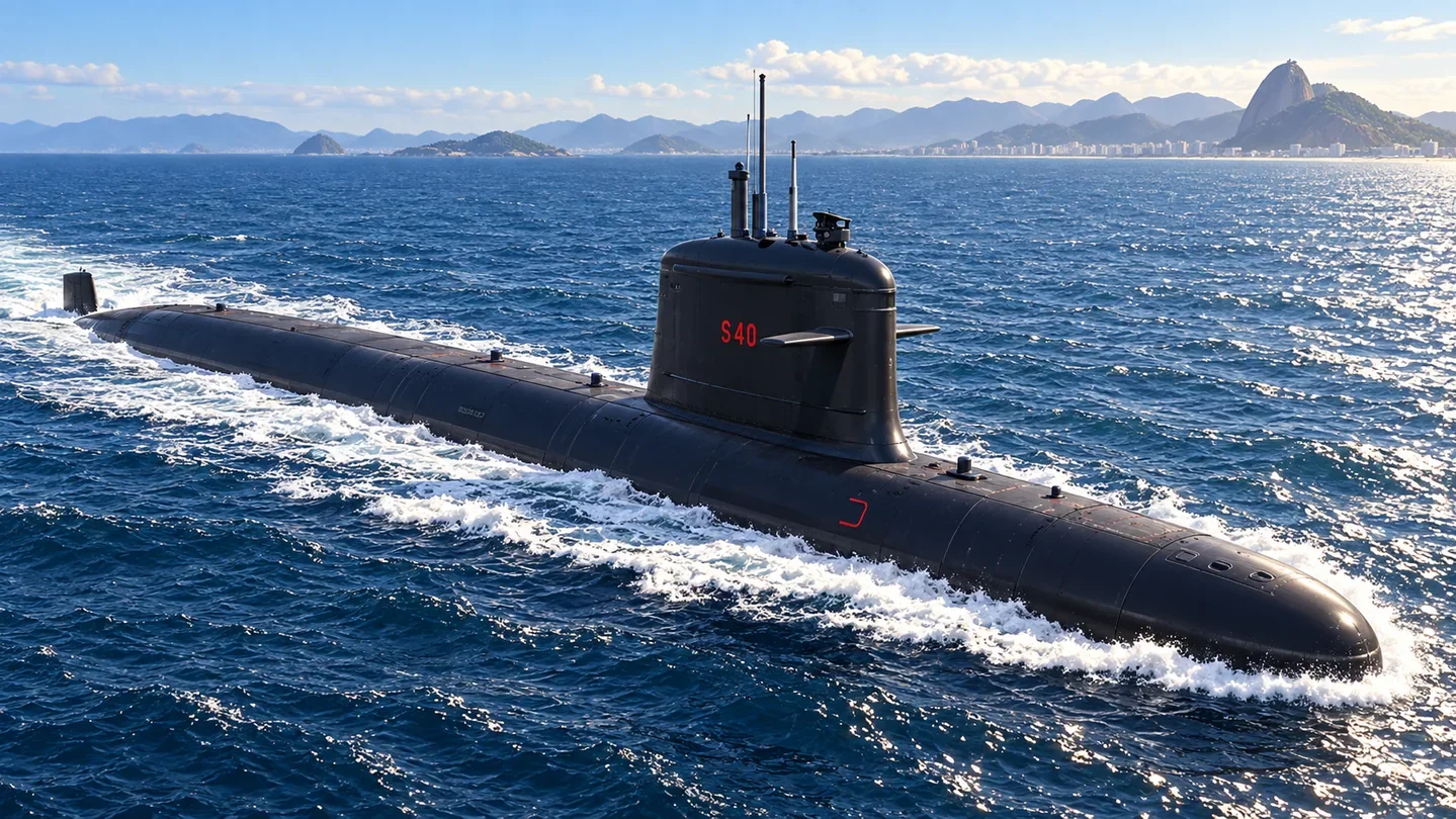 MPR illustration of Brazil’s Riachuelo S40 submarine