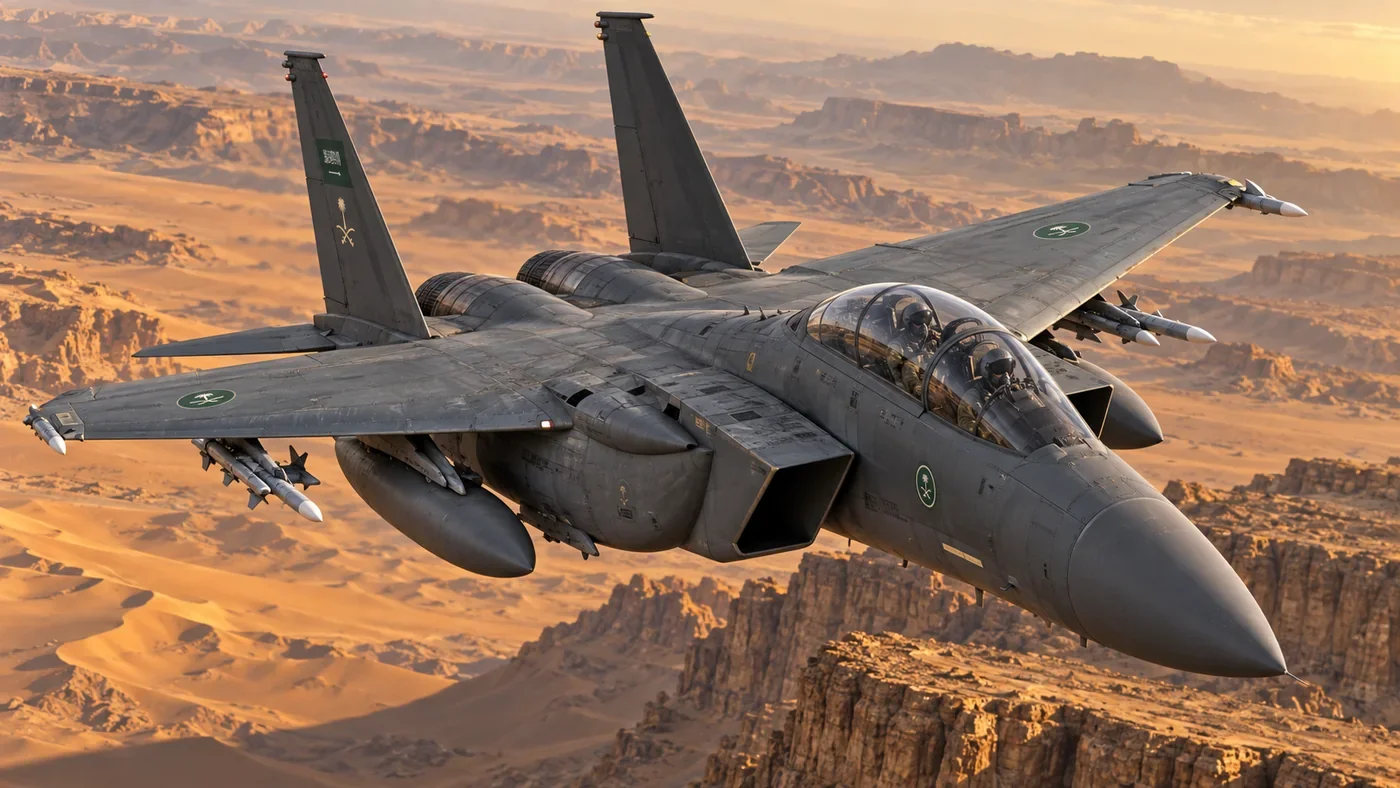 F-15SA Strike Eagle multirole fighter illustration