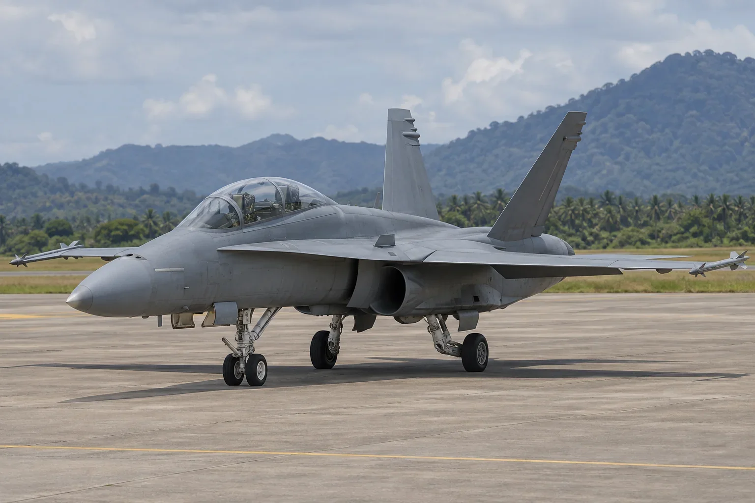 F/A-18D Hornet two-seat fighter, illustrating Kuwait’s legacy fleet