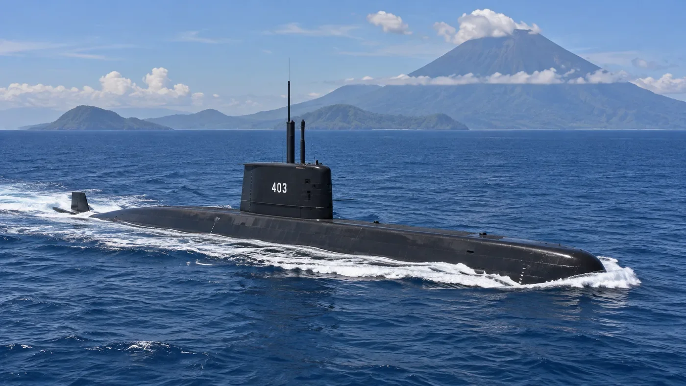 KRI Nagapasa (403) submarine; MPR illustration
