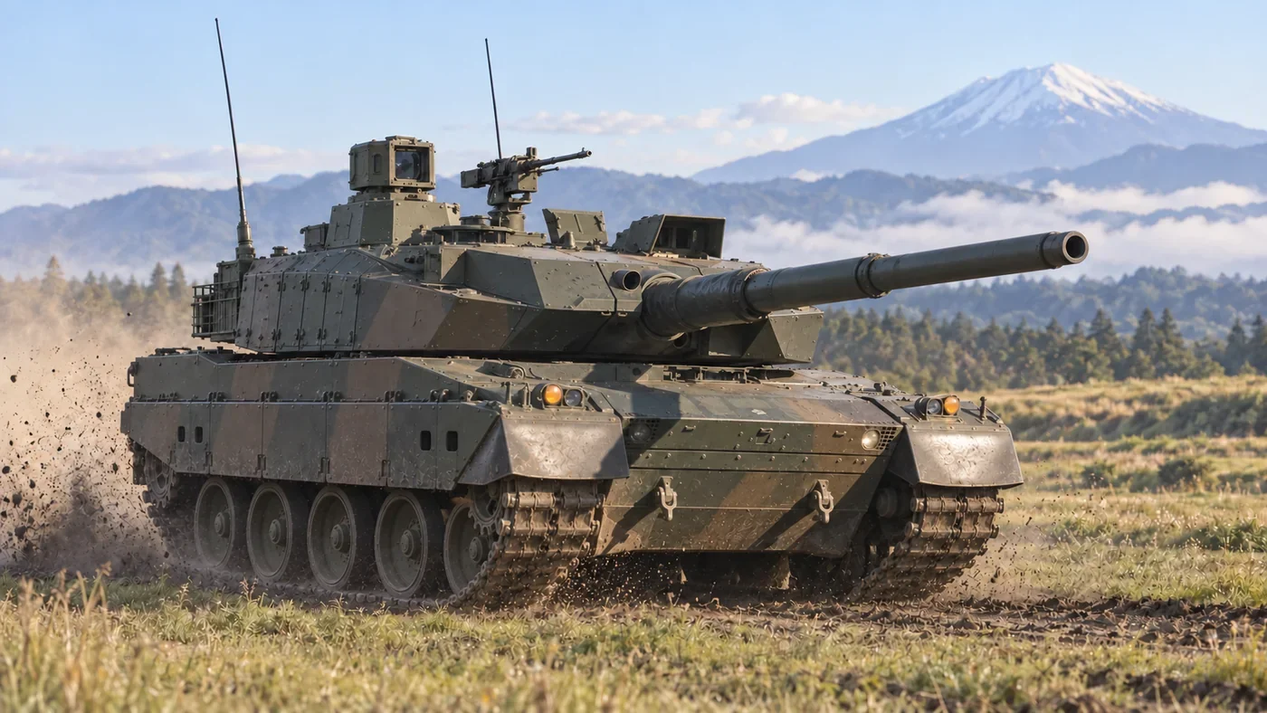 Type 10 main battle tank illustration