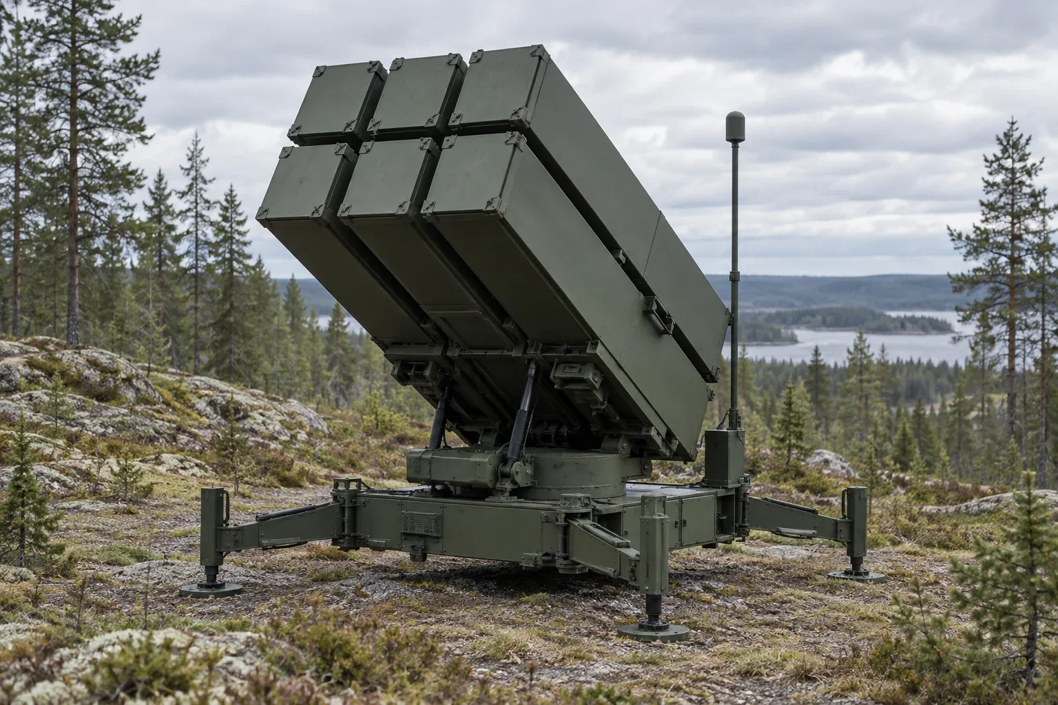 NASAMS II air-defence launcher