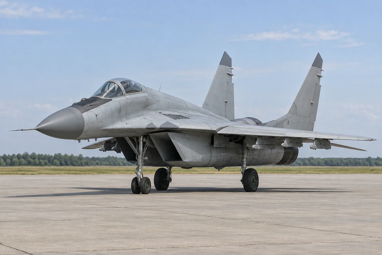 MiG-29 fighter, early 9.12 airframe illustrating Bulgaria’s legacy fleet