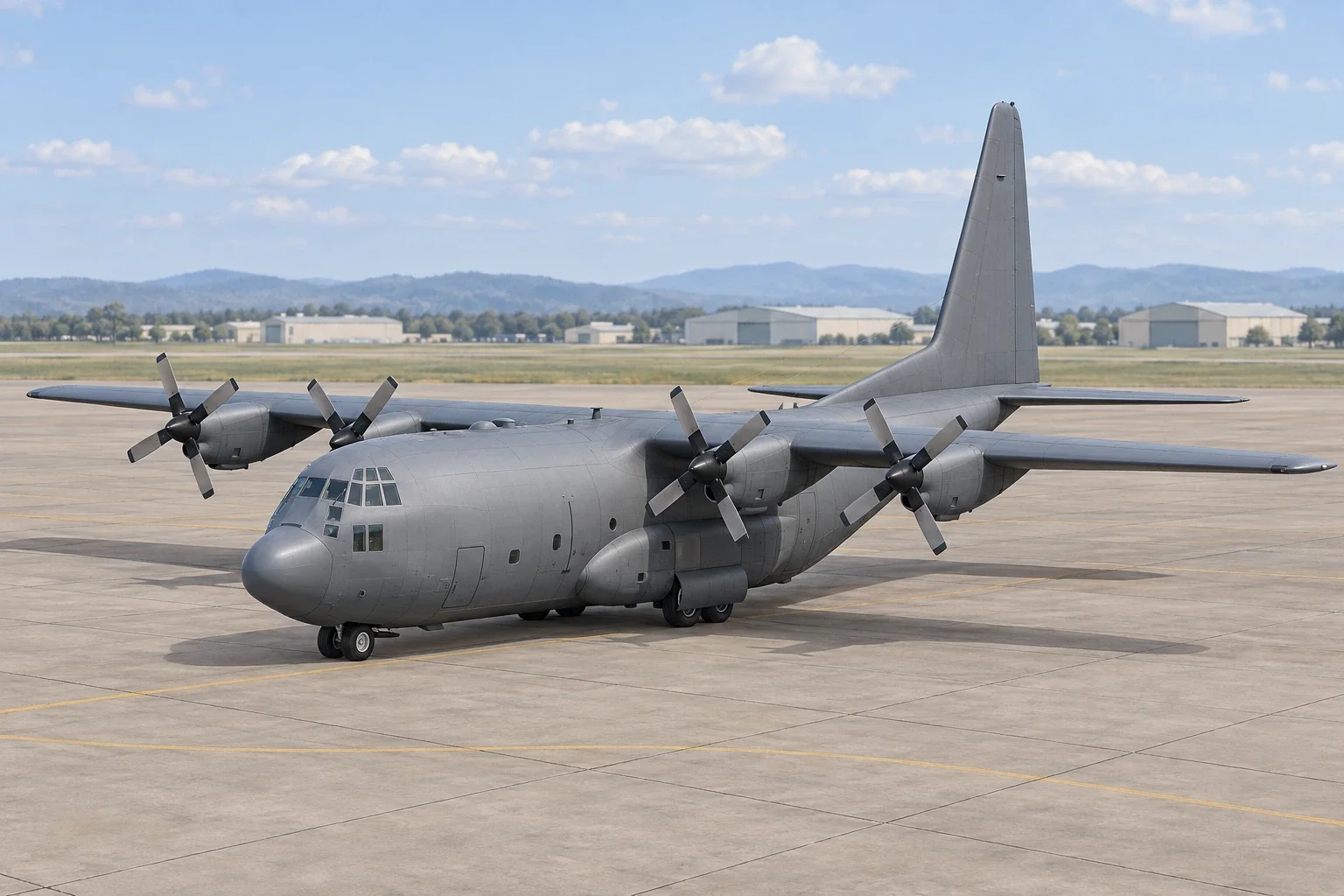 C-130H Hercules, a family example; Sri Lanka operates the C-130K variant
