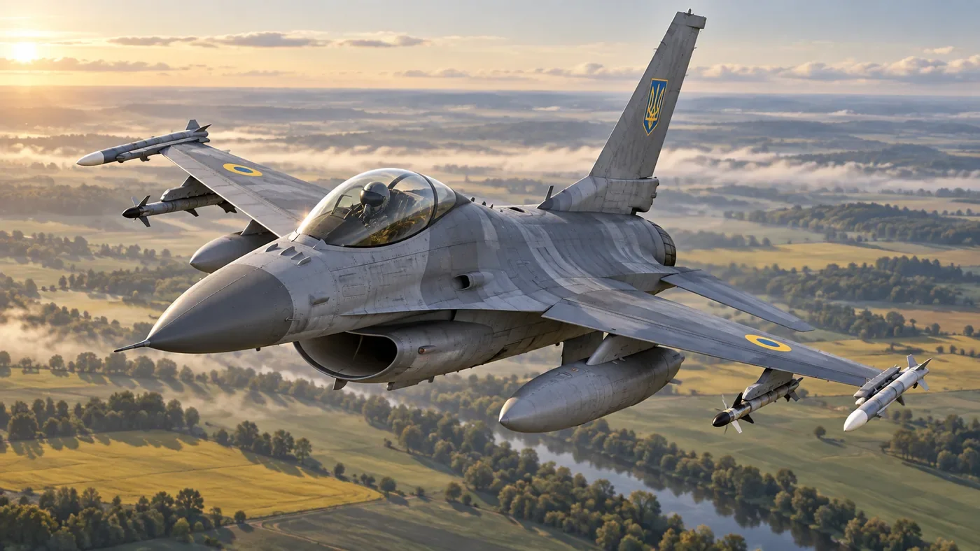 F-16AM multirole fighter; MPR illustration