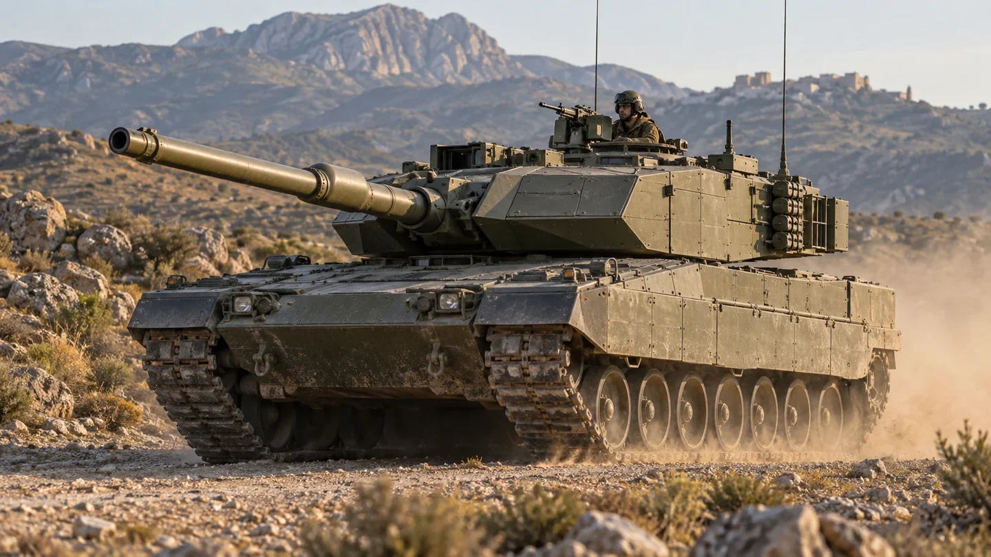 Leopardo 2E — MPR illustration