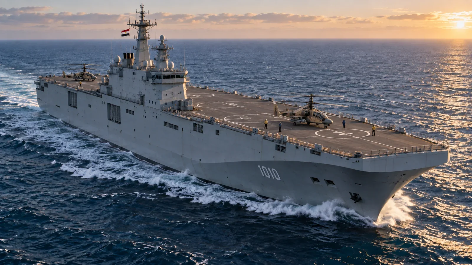 Mistral-class amphibious assault ship illustration