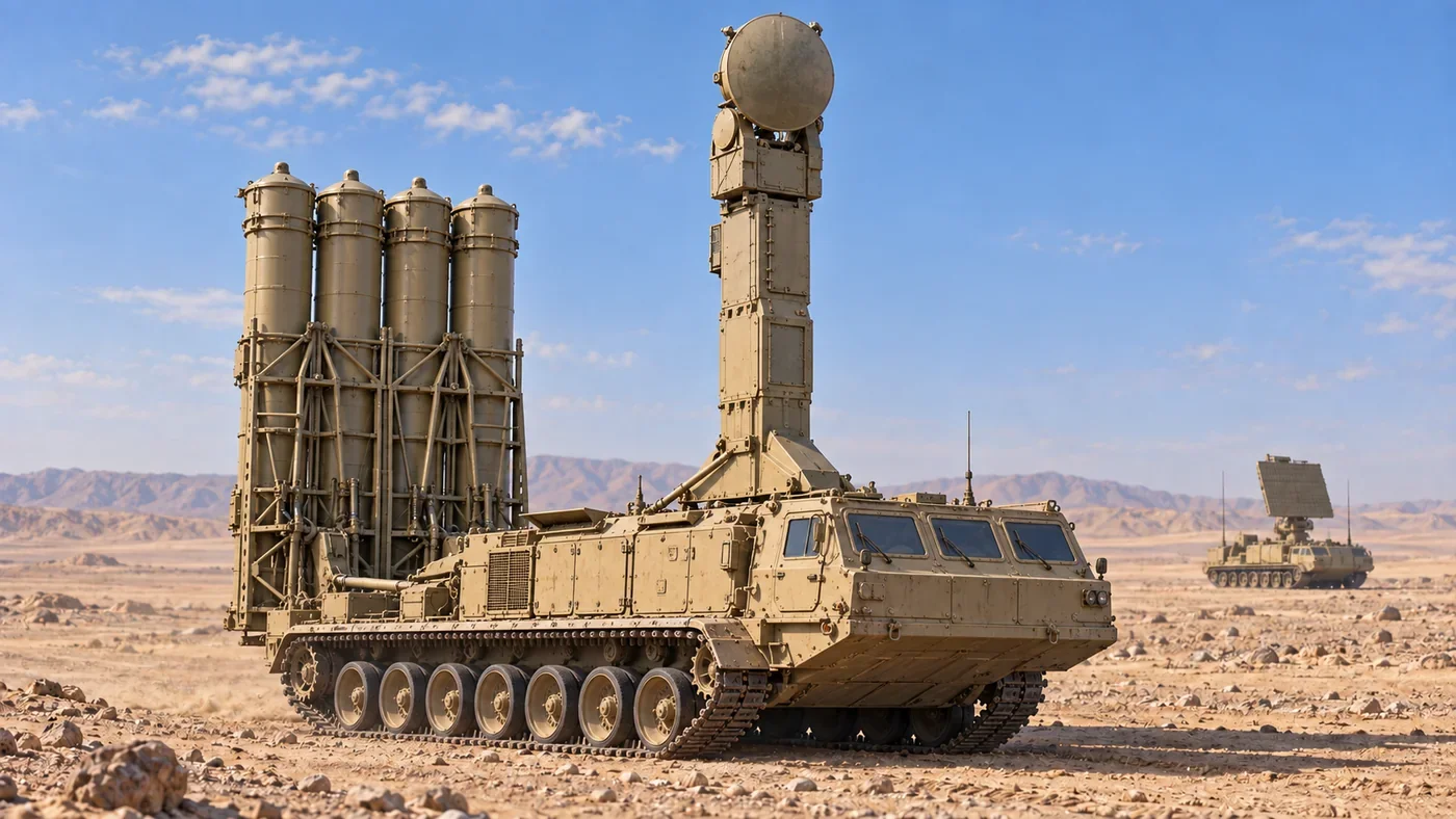 S-300VM Antey-2500 air-defense system illustration