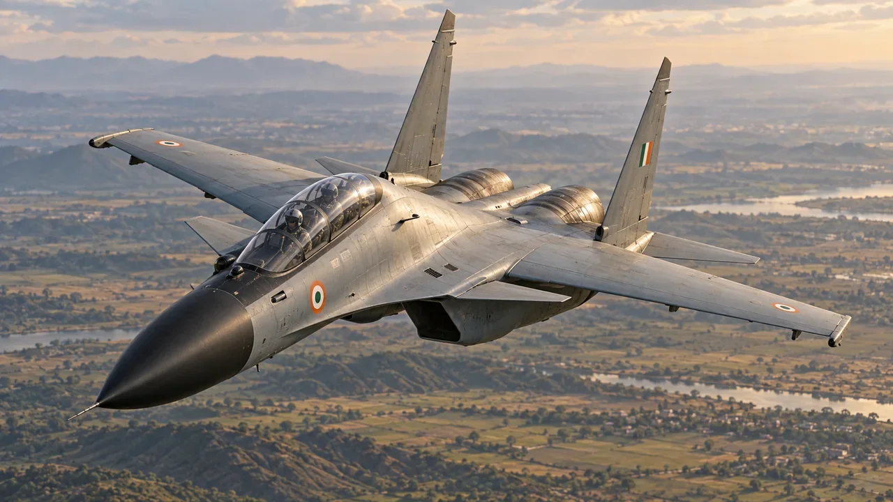 An Indian Su-30MKI multirole fighter in an MPR illustration.