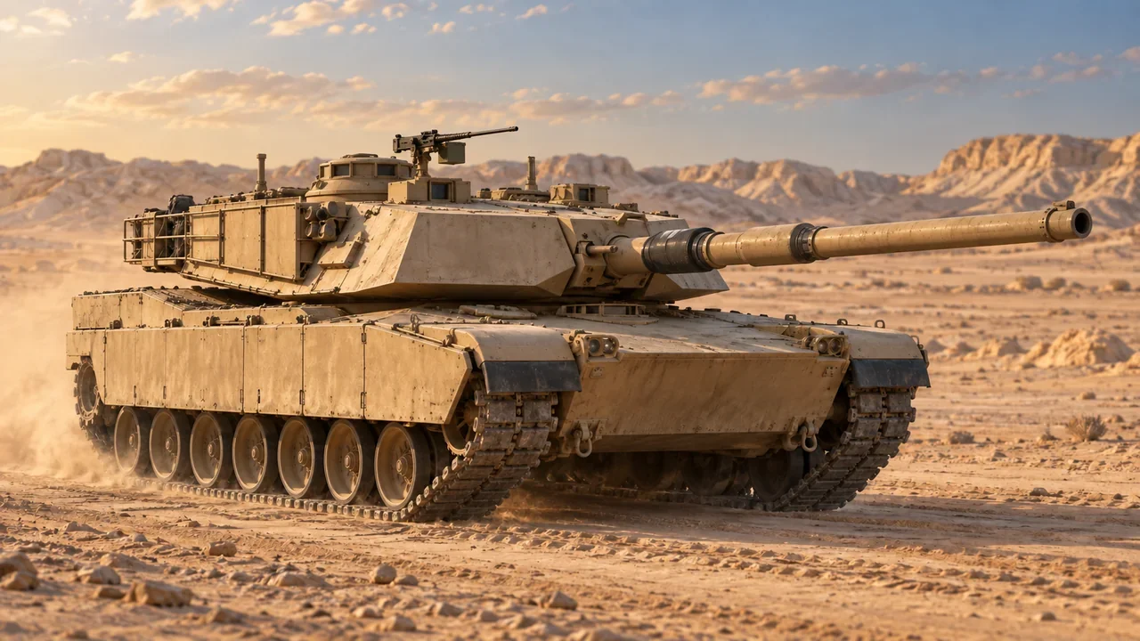 M1A1 Abrams, Egyptian example; Morocco operates M1A1 SA