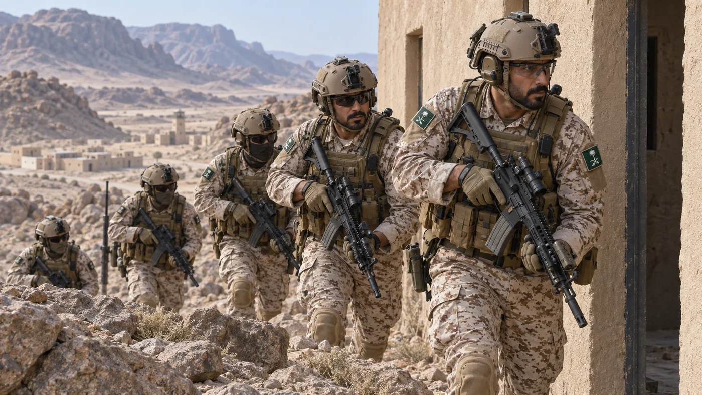 Saudi Ministry of Defense special forces illustration