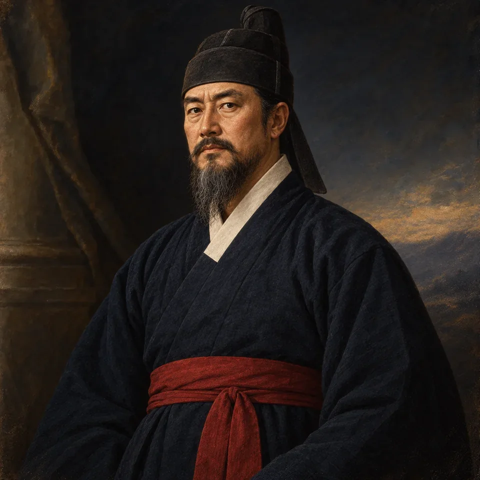 Illustrated portrait of Yi Sun-sin
