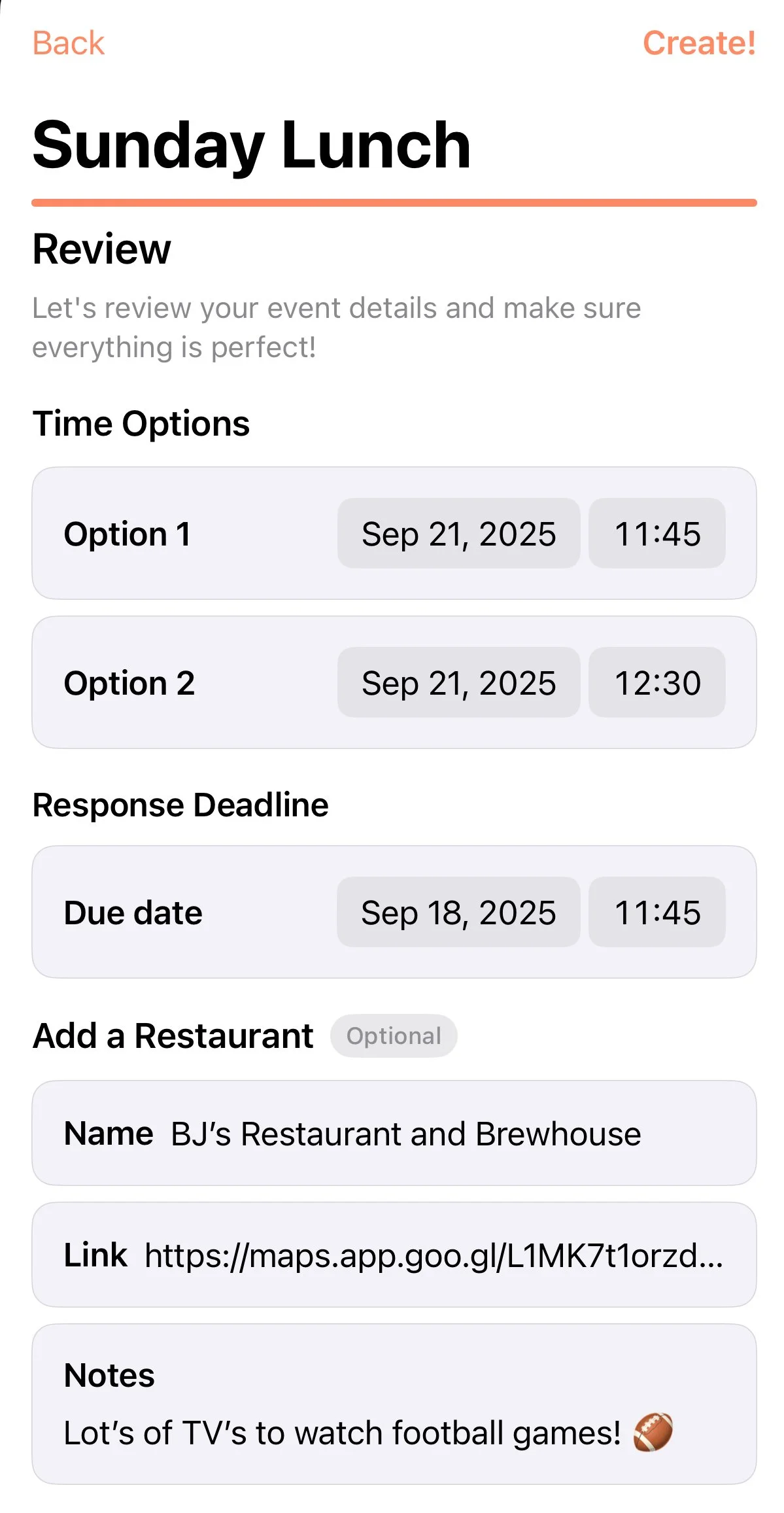 Savorio app