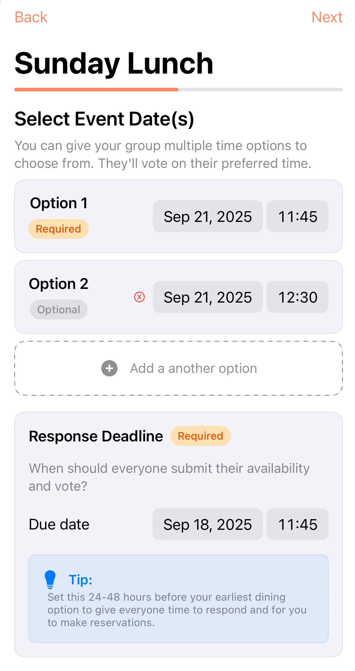 Savorio app