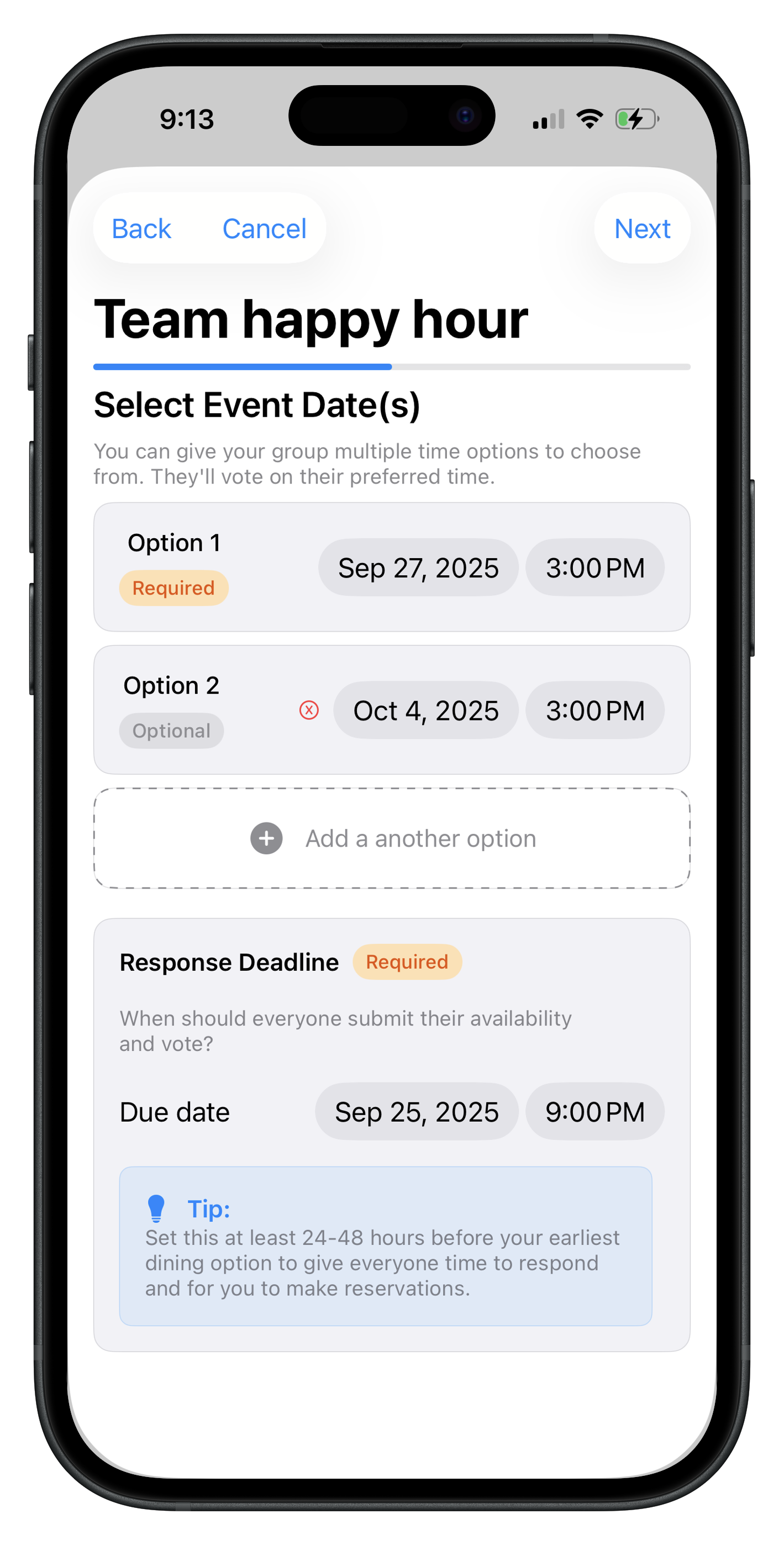 Savorio app