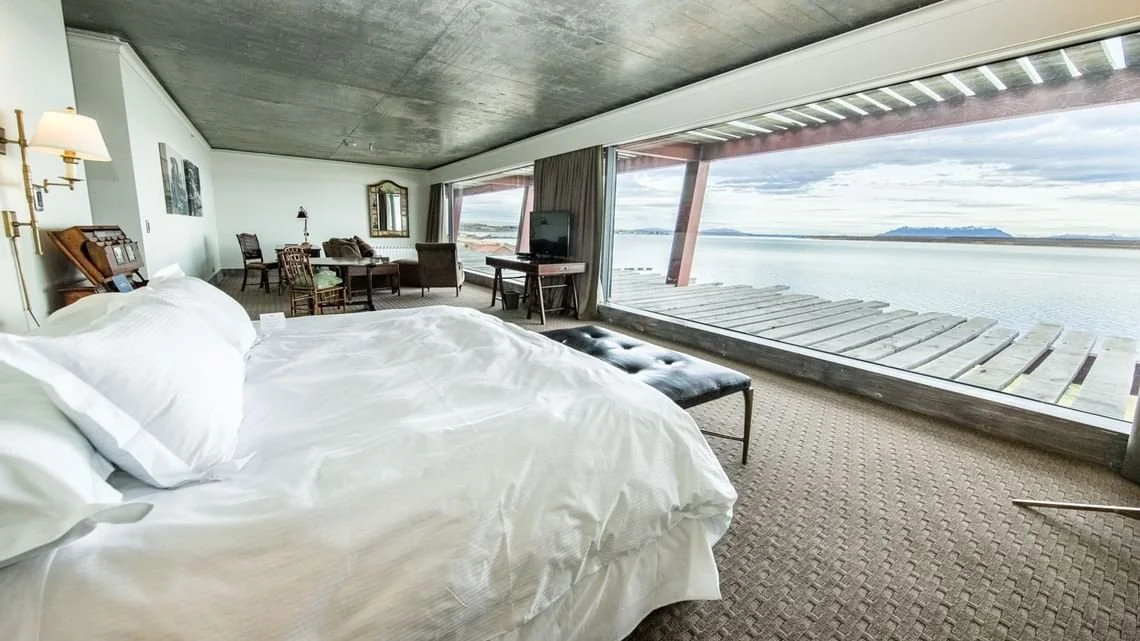 A suite overlooking the channel