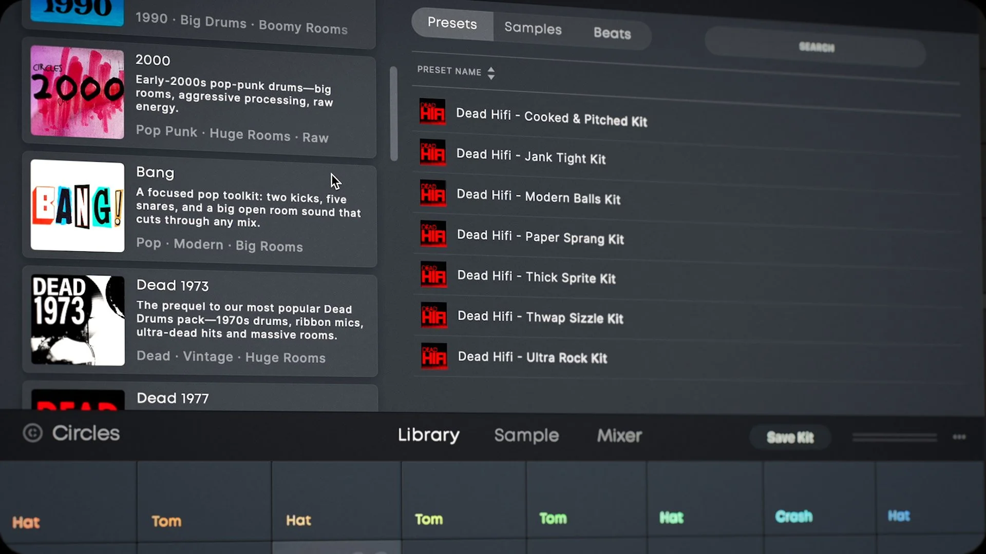 Circles Plugin browser