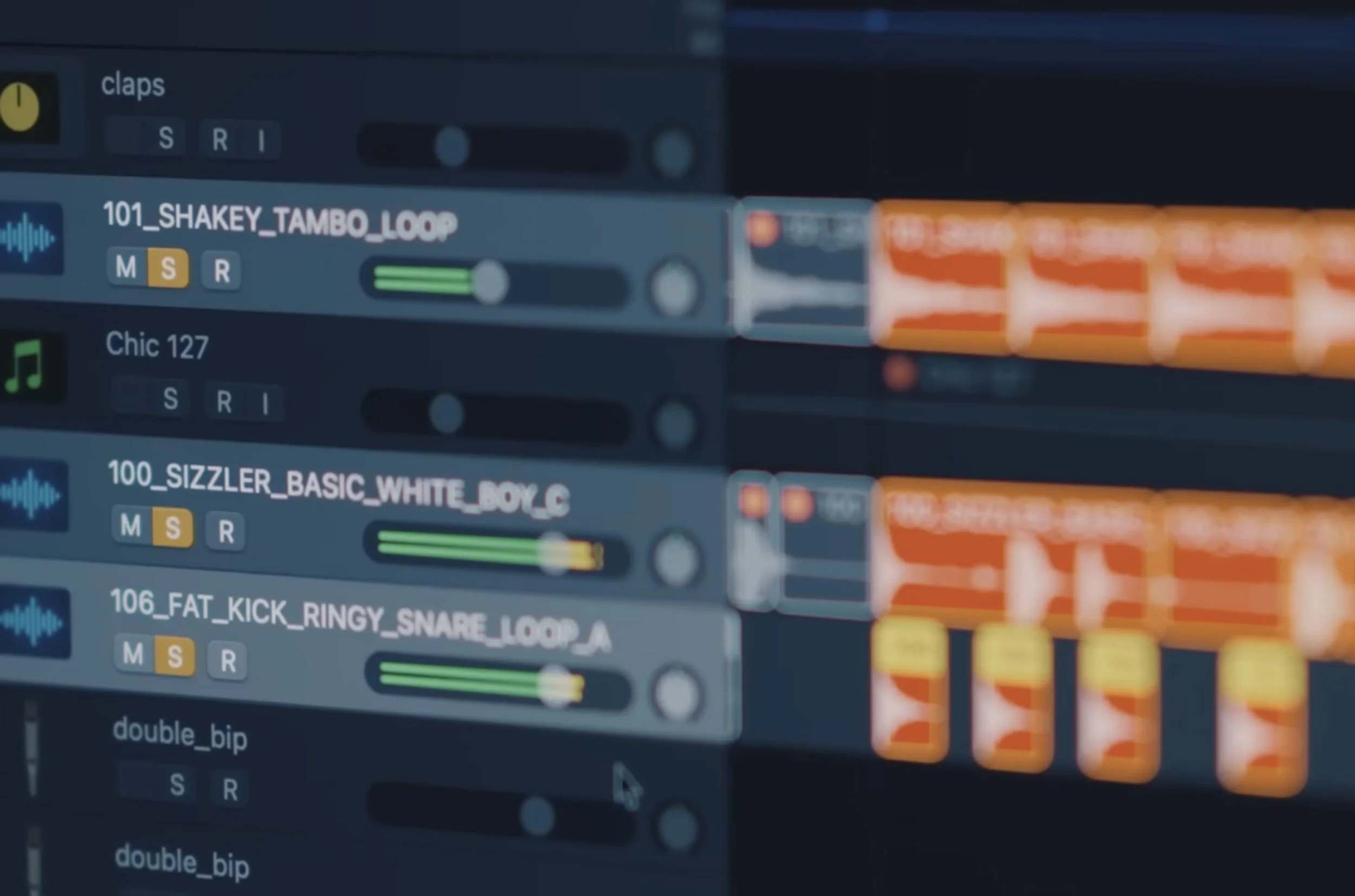 Screenshot of Circles Dead Vol. 2 loops used in Birds of a Feather