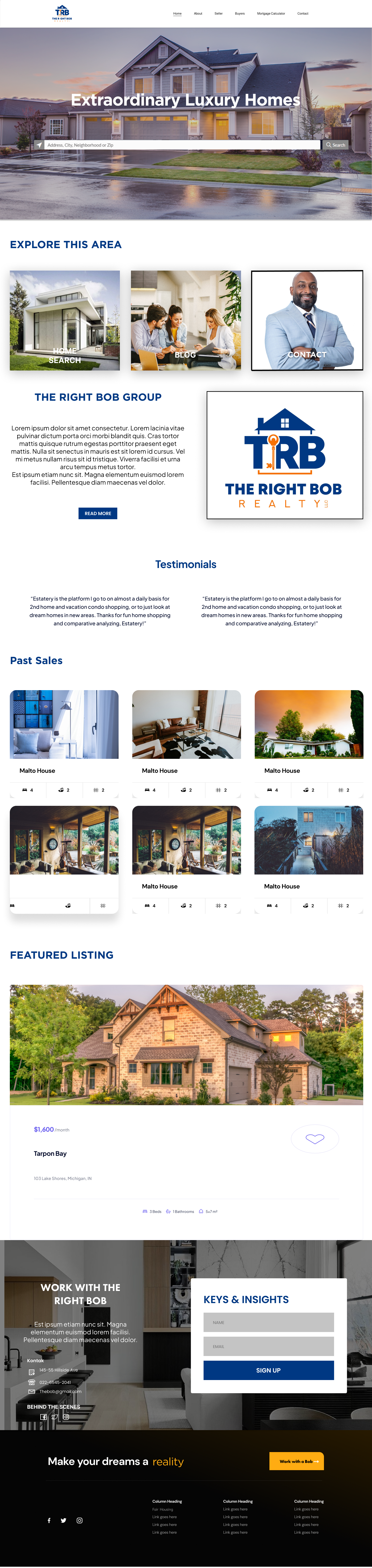 The Right Bob — Homepage