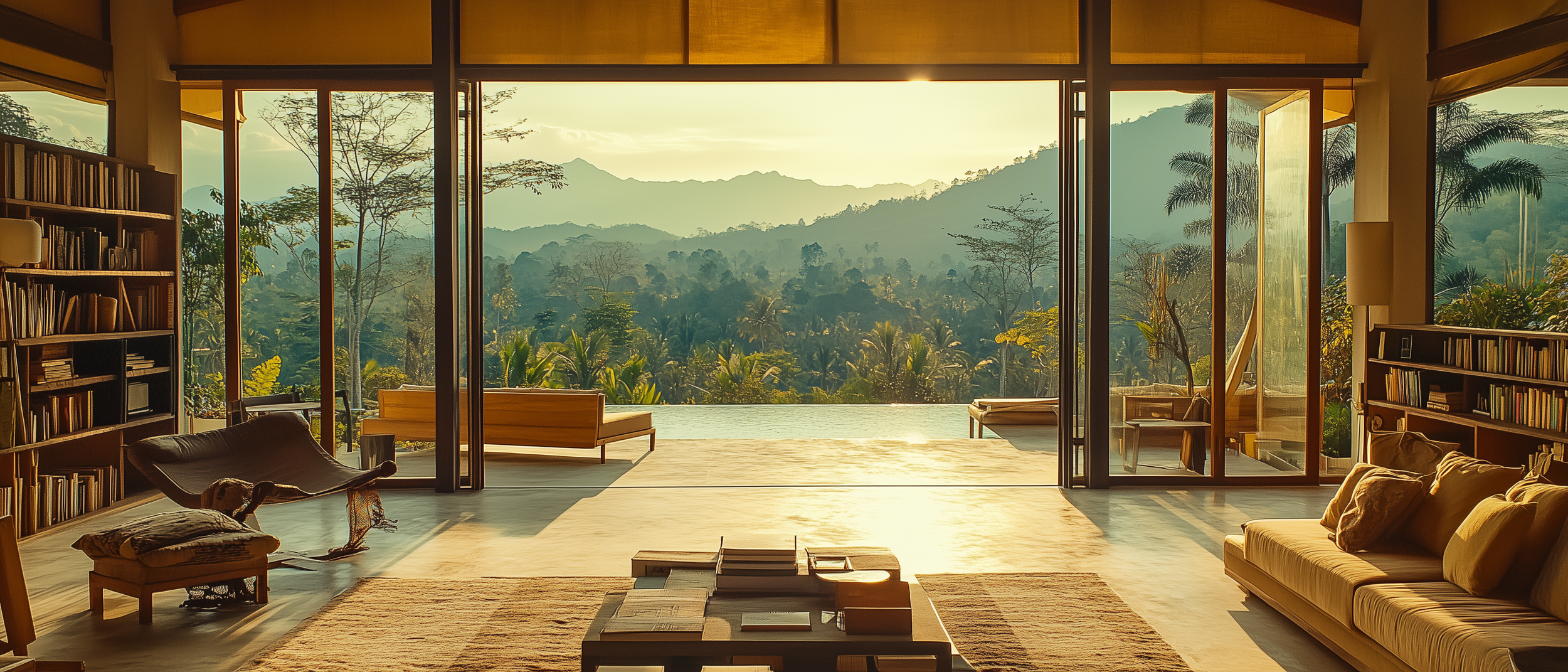 Villa Sekotong - Library