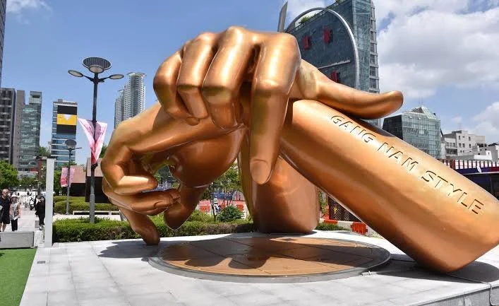 Gangnam Style statue Seoul