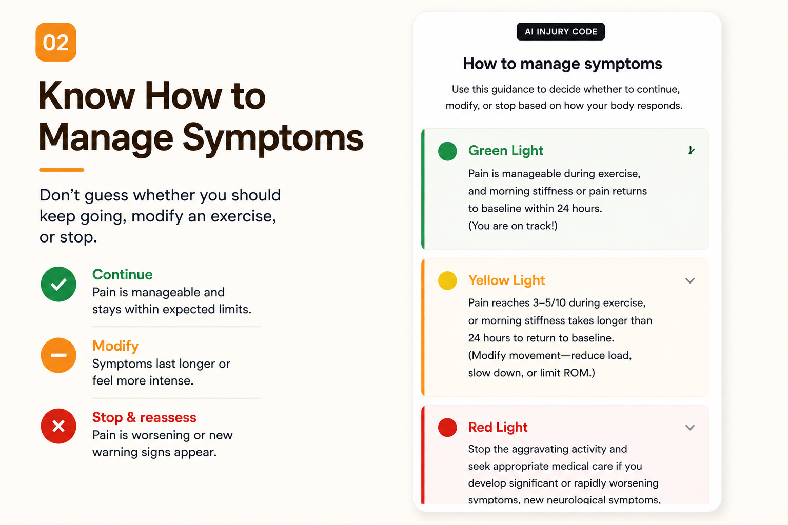 Know How to Manage Symptoms