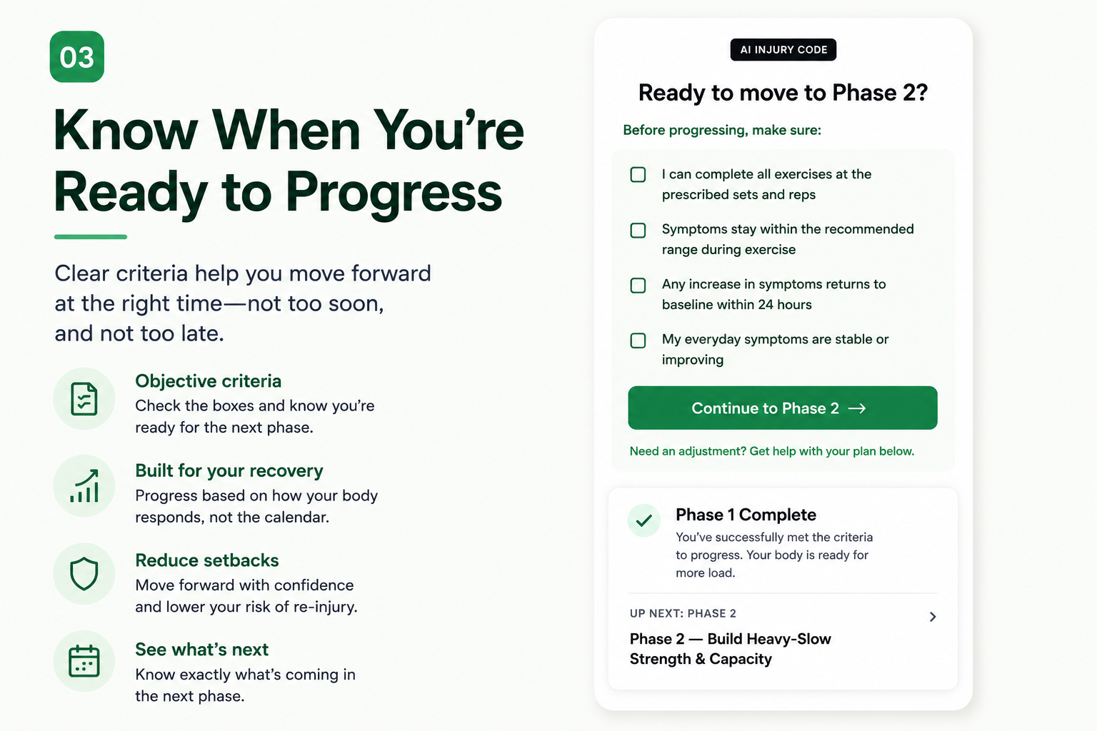 Know When You're Ready to Progress