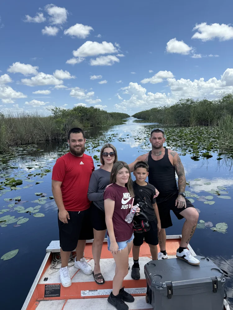 Family group enjoying a private Florida outdoor experience