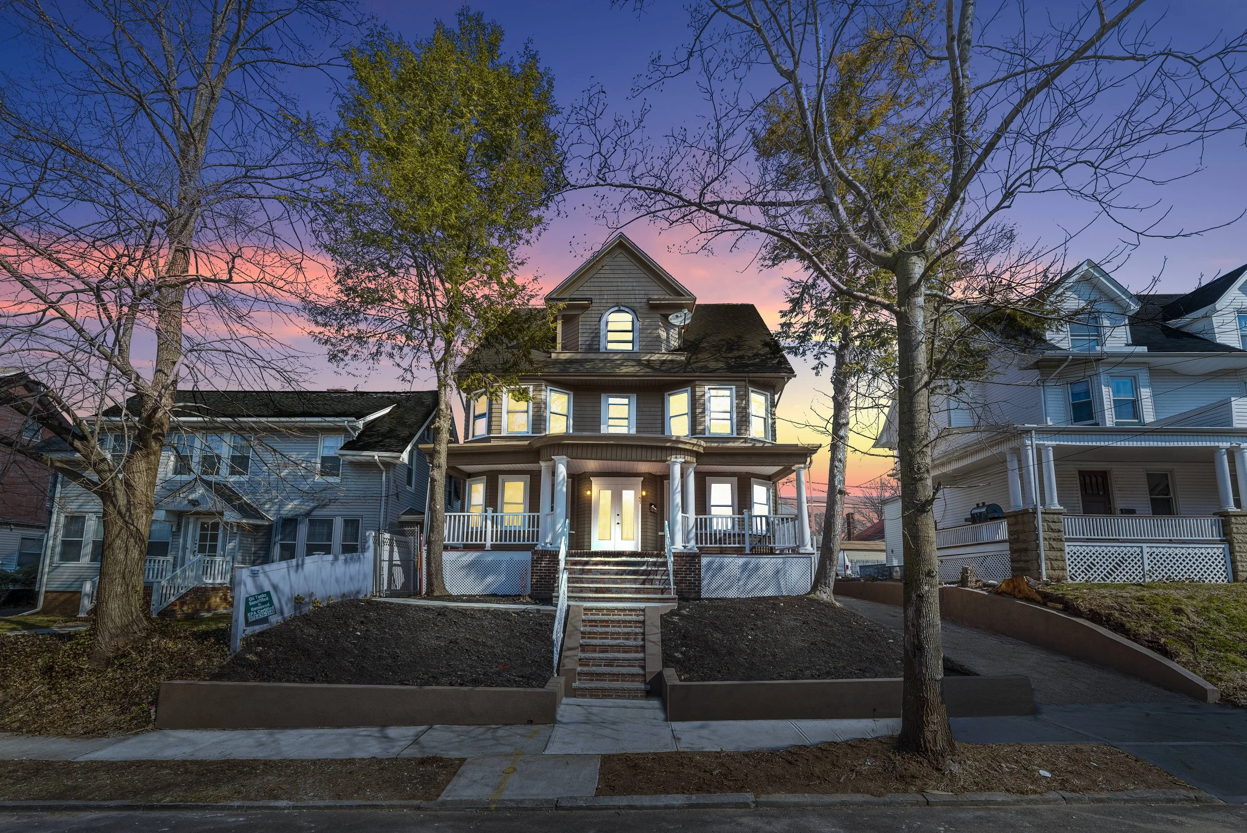Twilight real estate photography