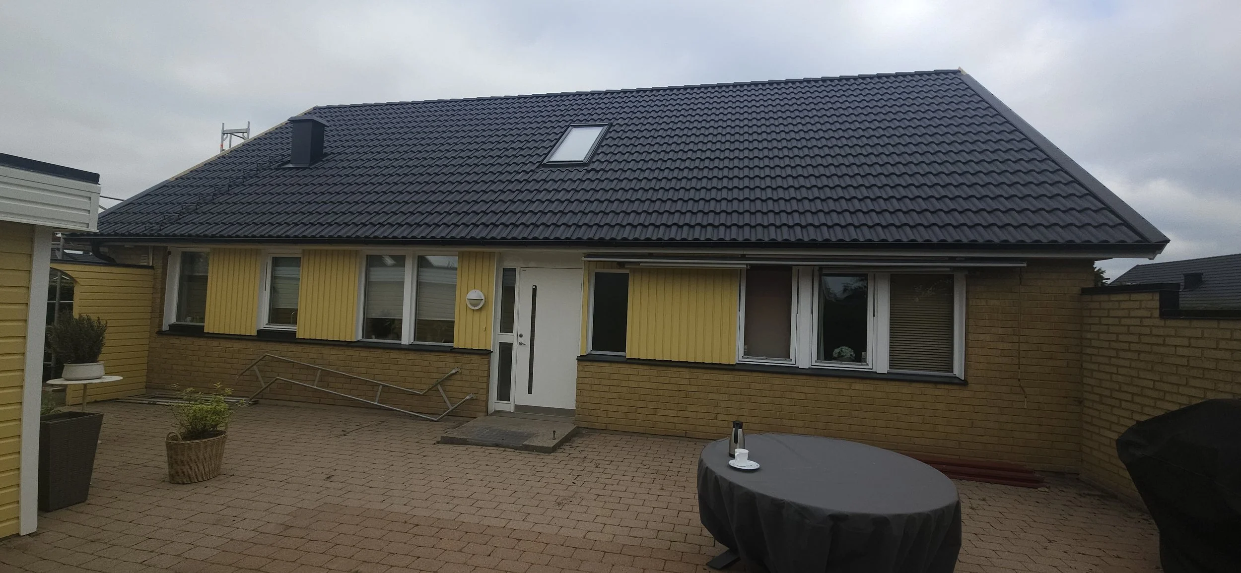 Nytt betongtak i Kävlinge