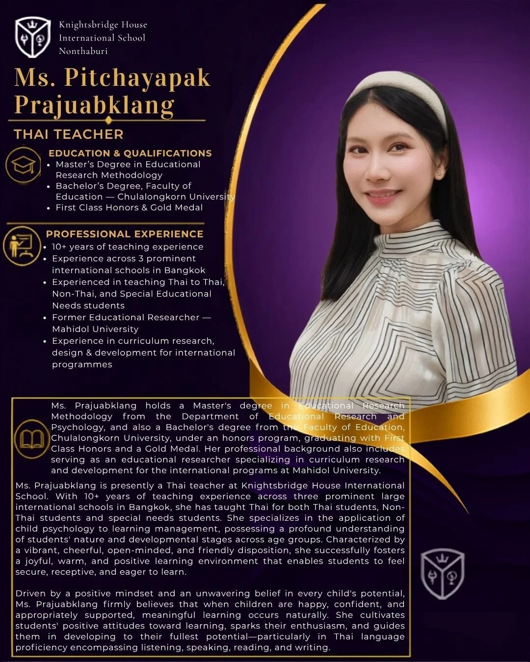Pitchayapak Teacher
