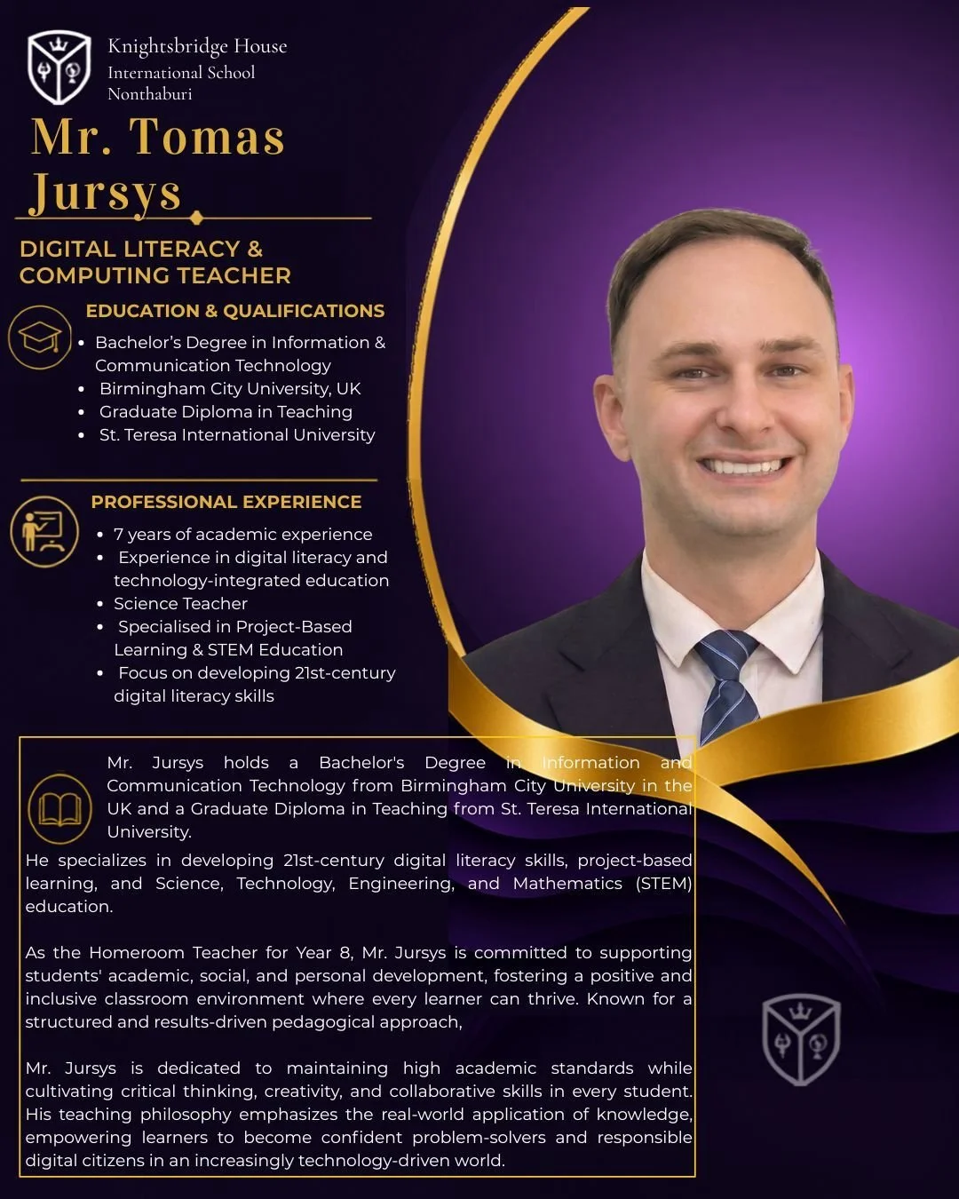 Mr. Tomas Teacher