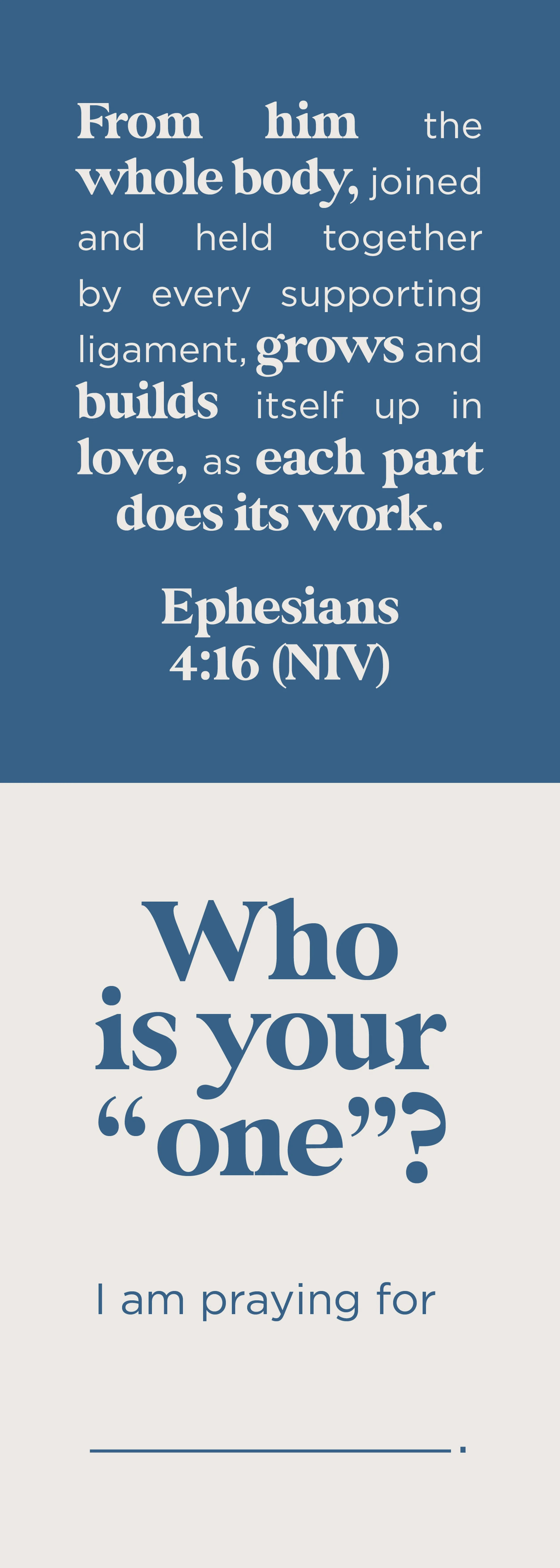 Ephesians 4:16 digital card