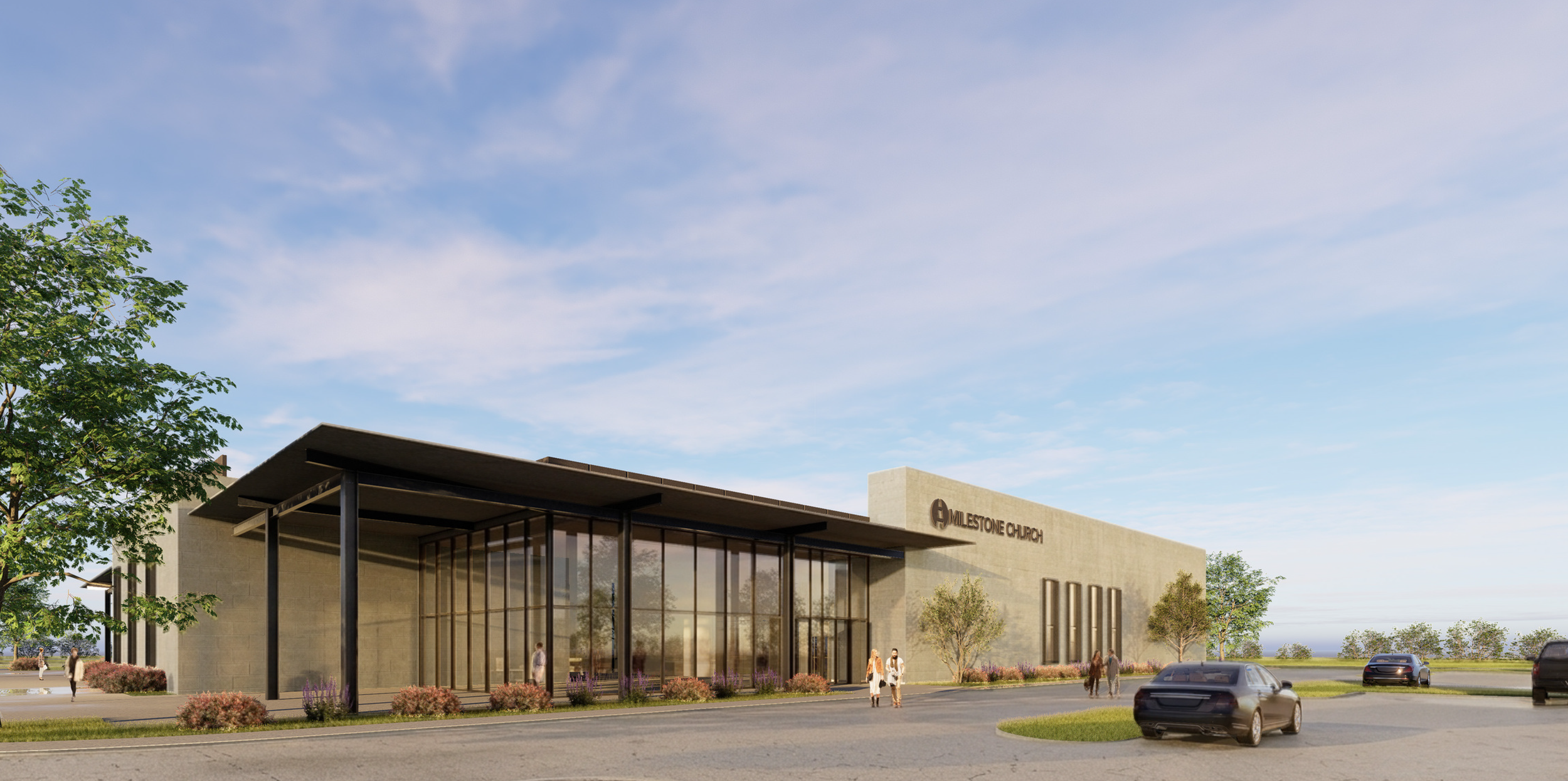 Justin campus exterior rendering