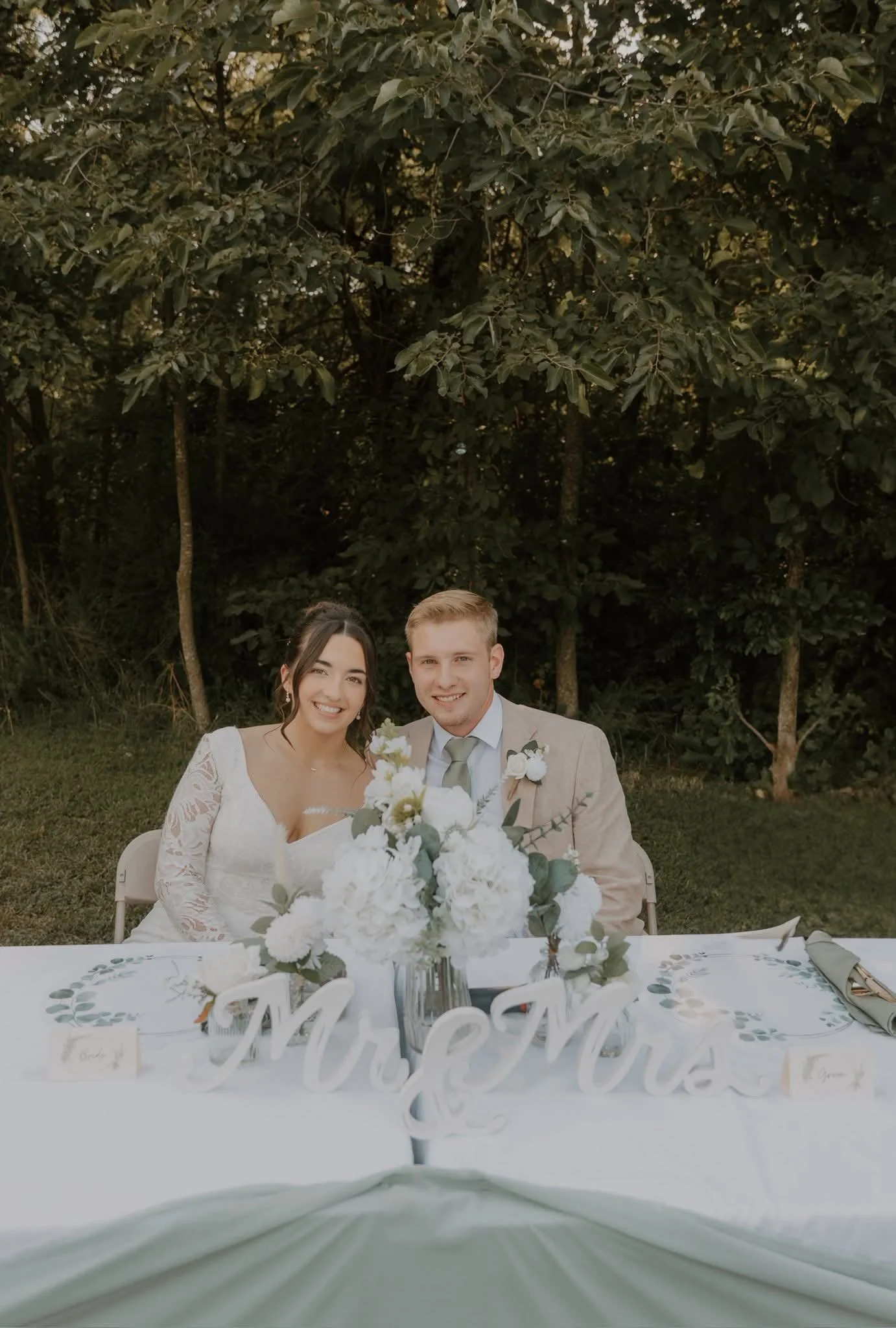 Rustic Reception Setup
