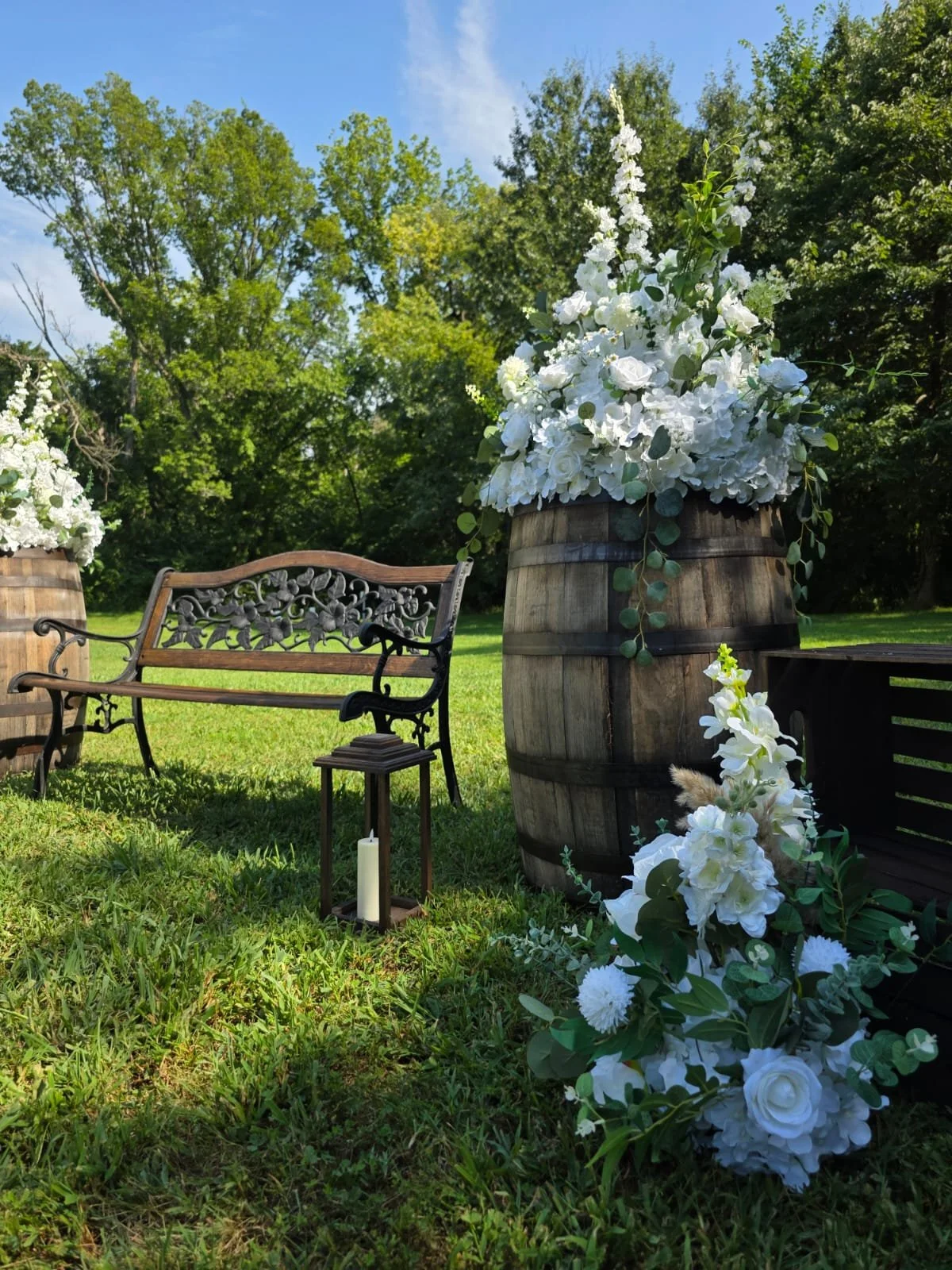 Rustic Aisle Decor