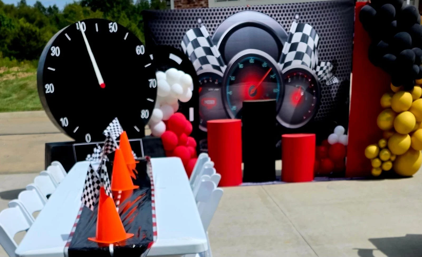 Race Track Centerpiece