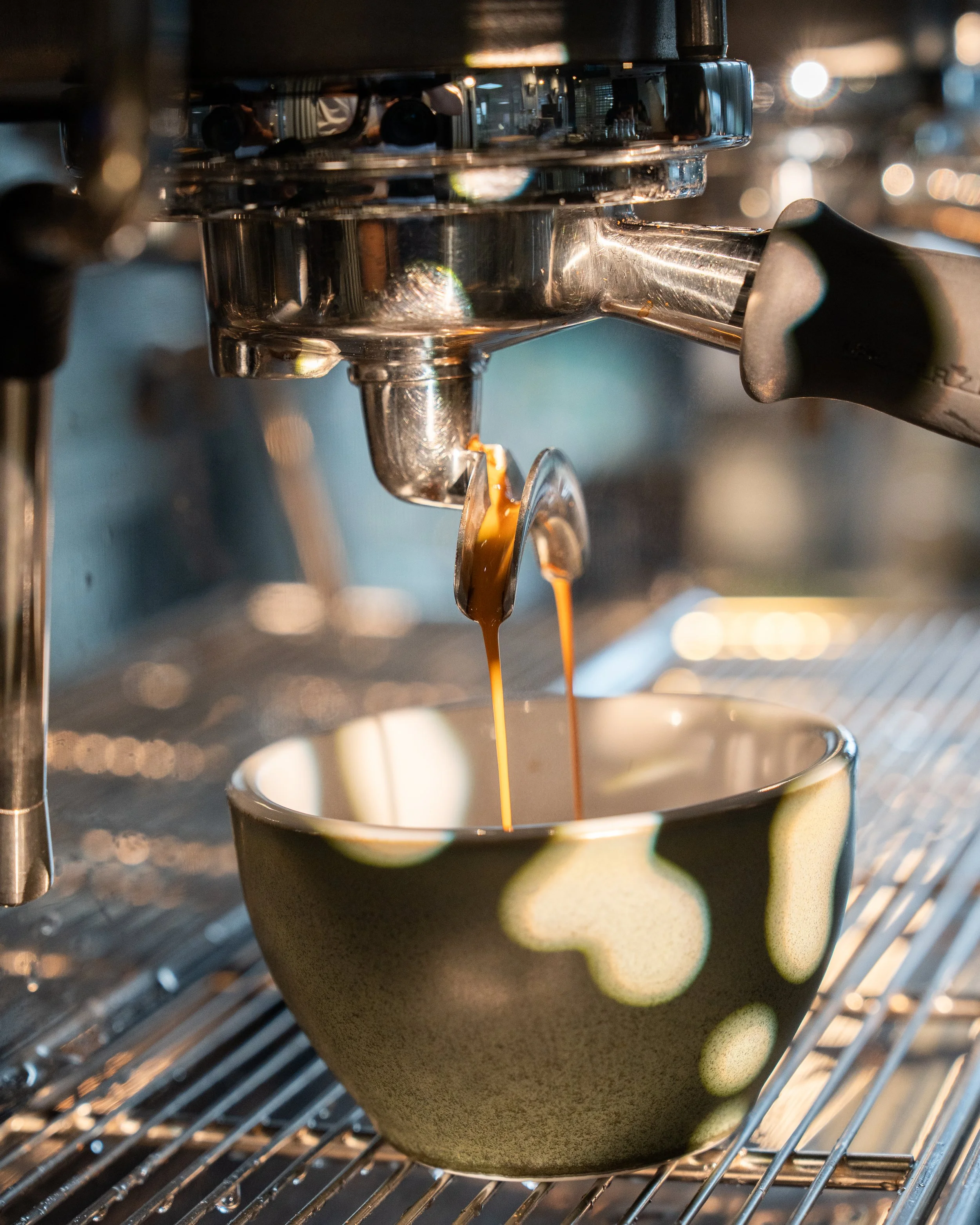 Person holding a glass