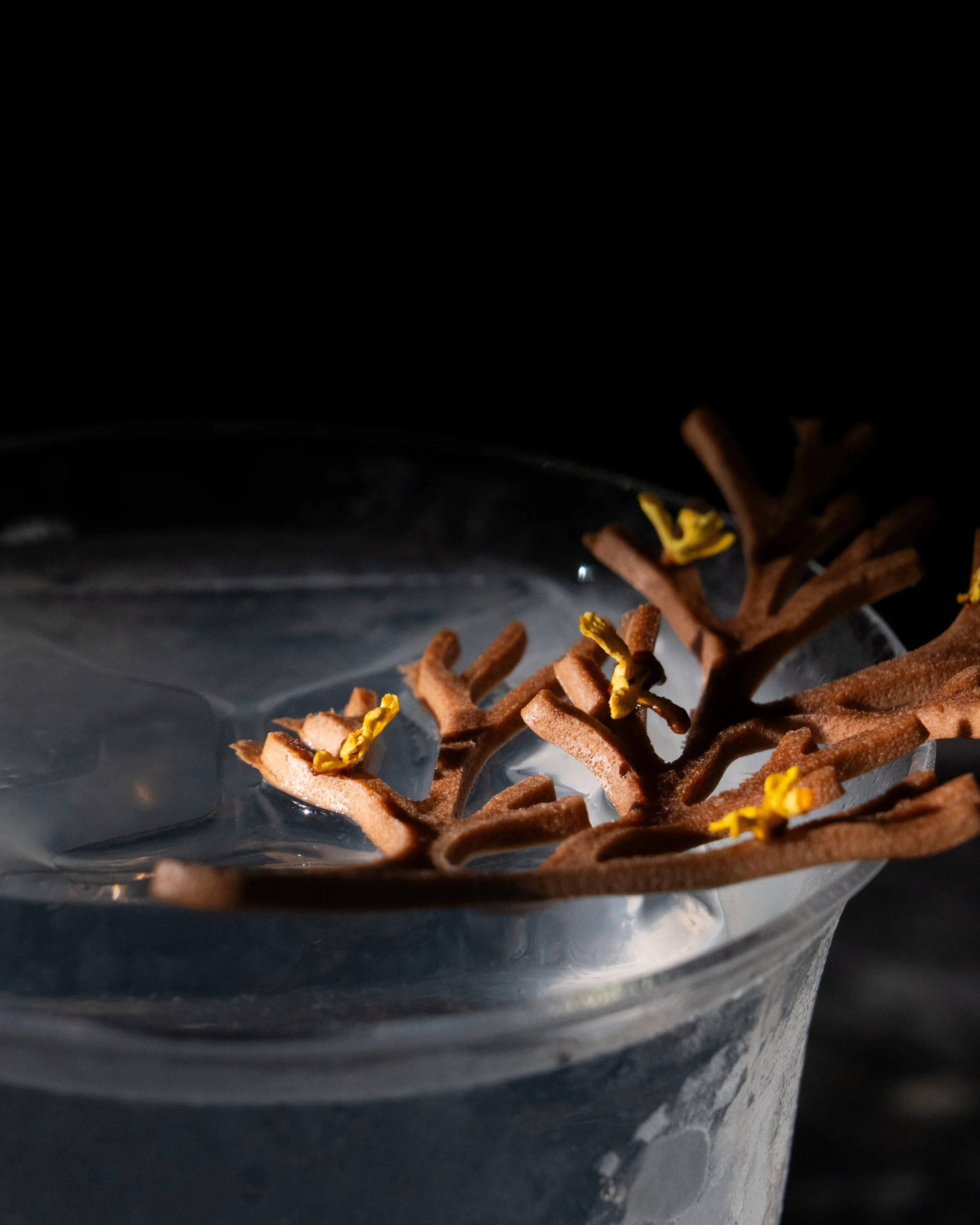 Person sitting at a table