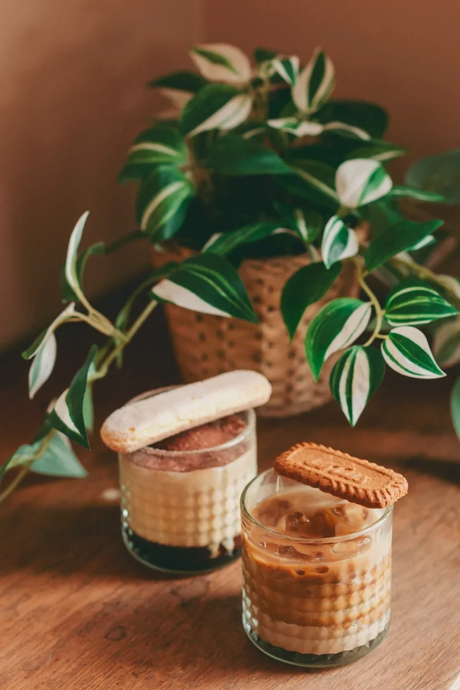 Biscoff tiramisu dessert glasses
