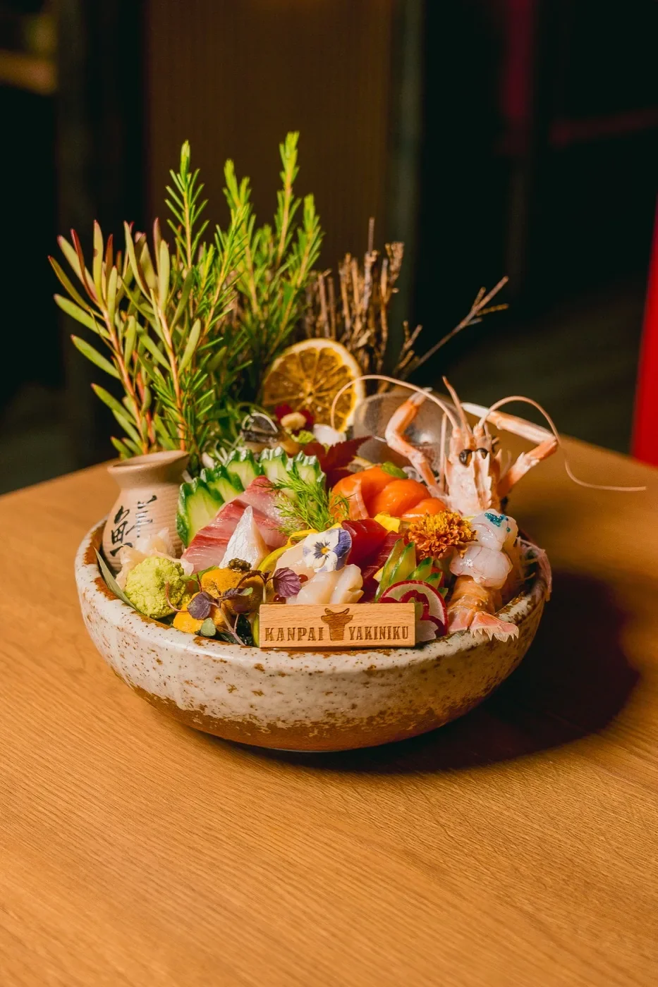 Signature sashimi platter