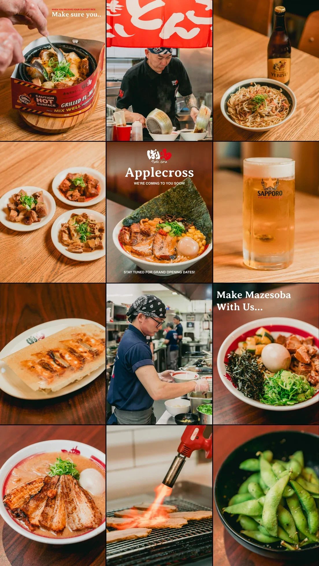 After — IRO Creative content for Bariuma Ramen