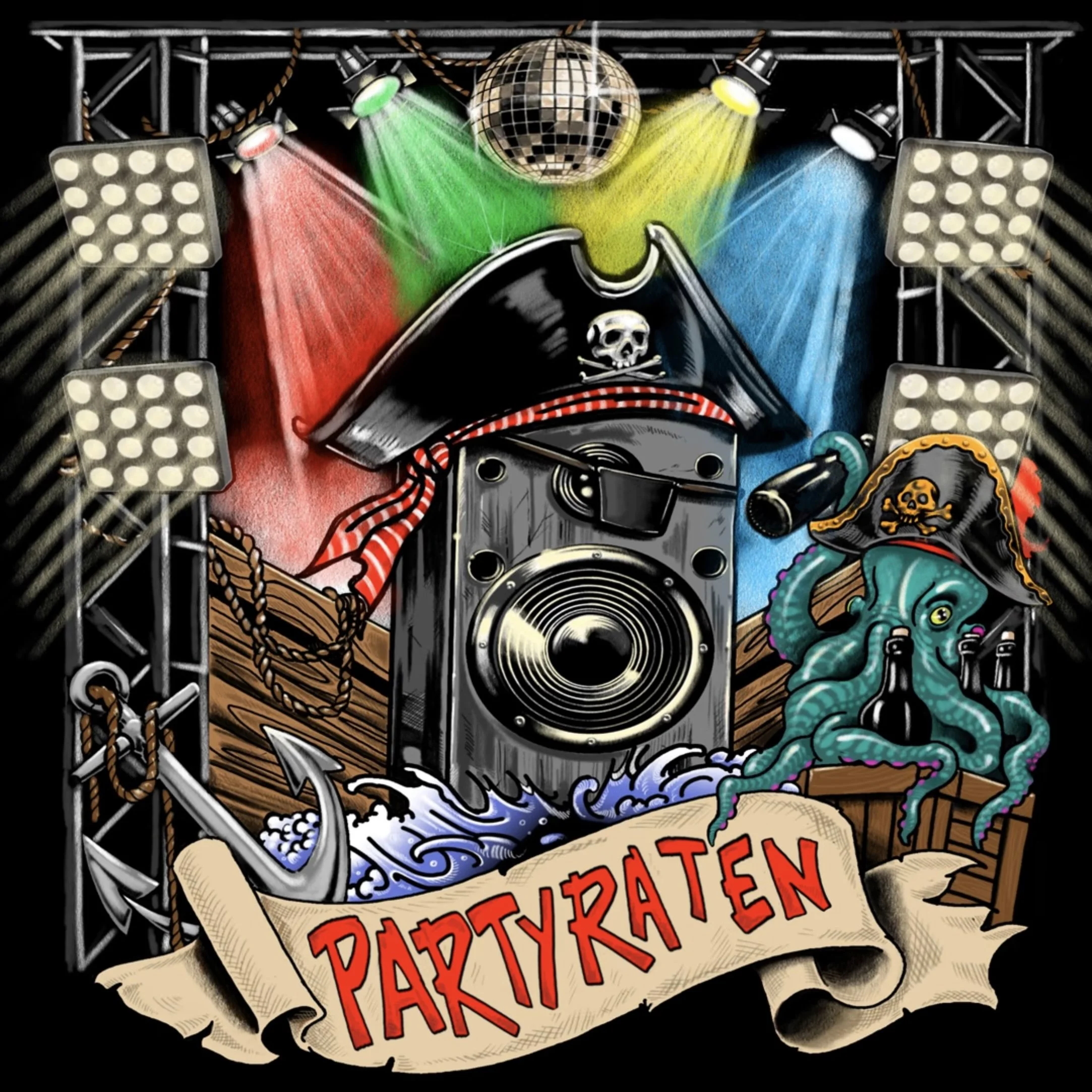 Cover der Single Partyraten, Produktion von Daniel Oldemeier