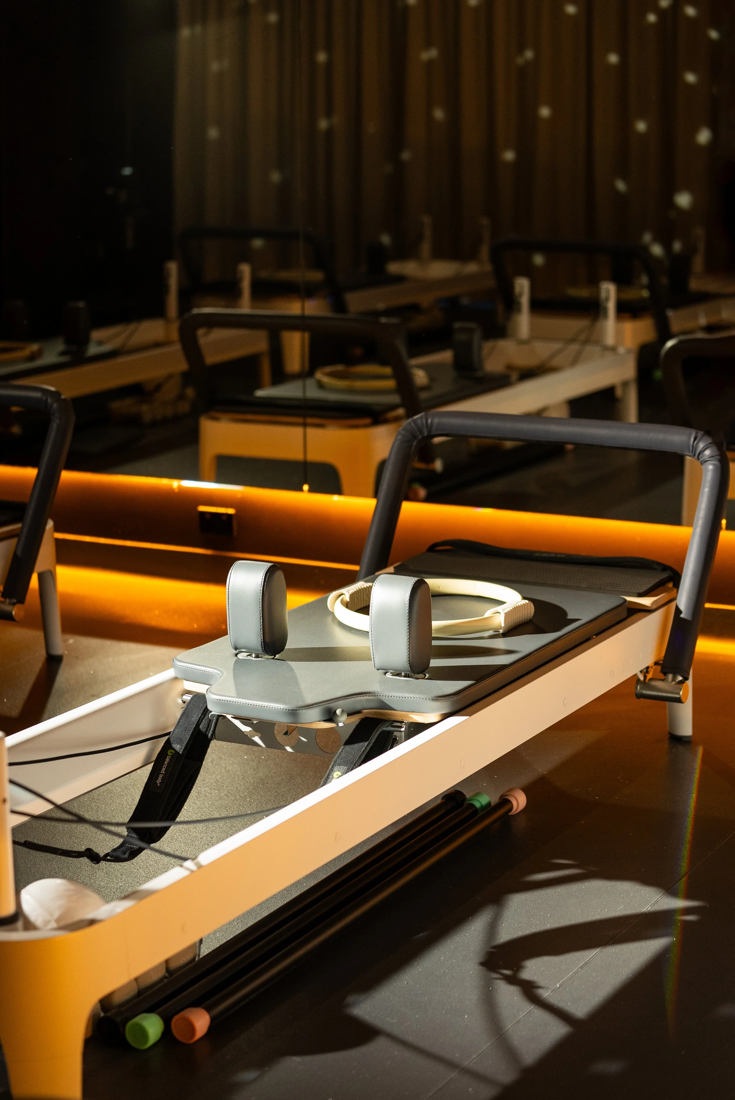 F2 Collective reformer machine in amber light