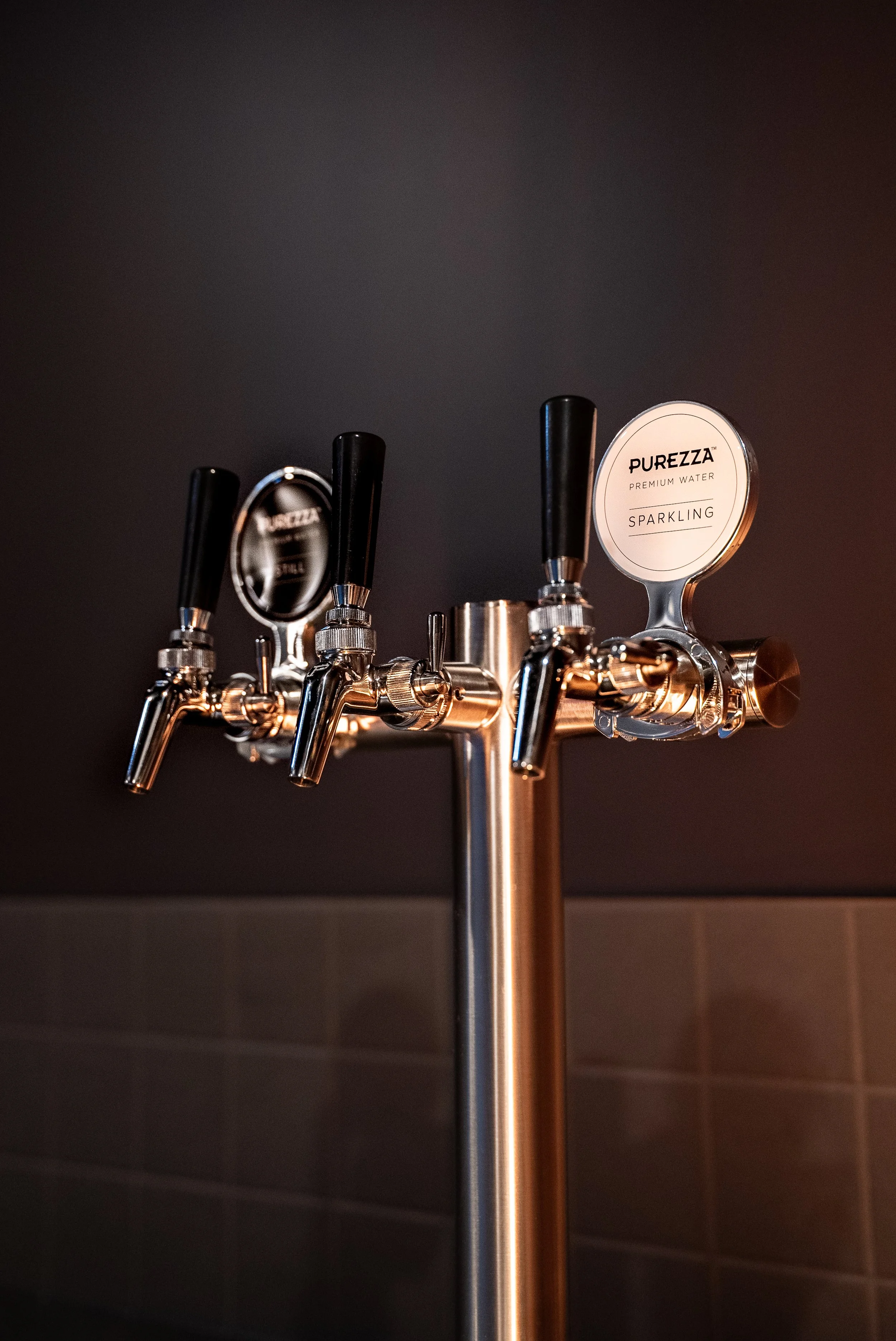 Sparkling water tap at F2 Collective