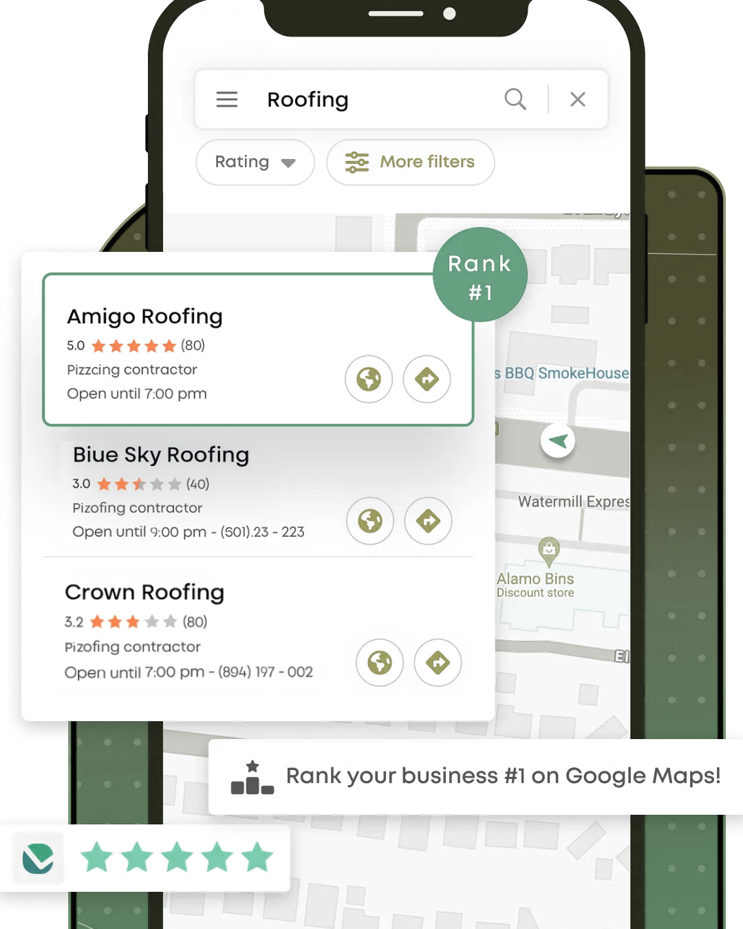 Roofing Google Maps Ranking