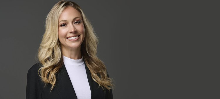 Business headshot of a woman photographed at ATX Headshots