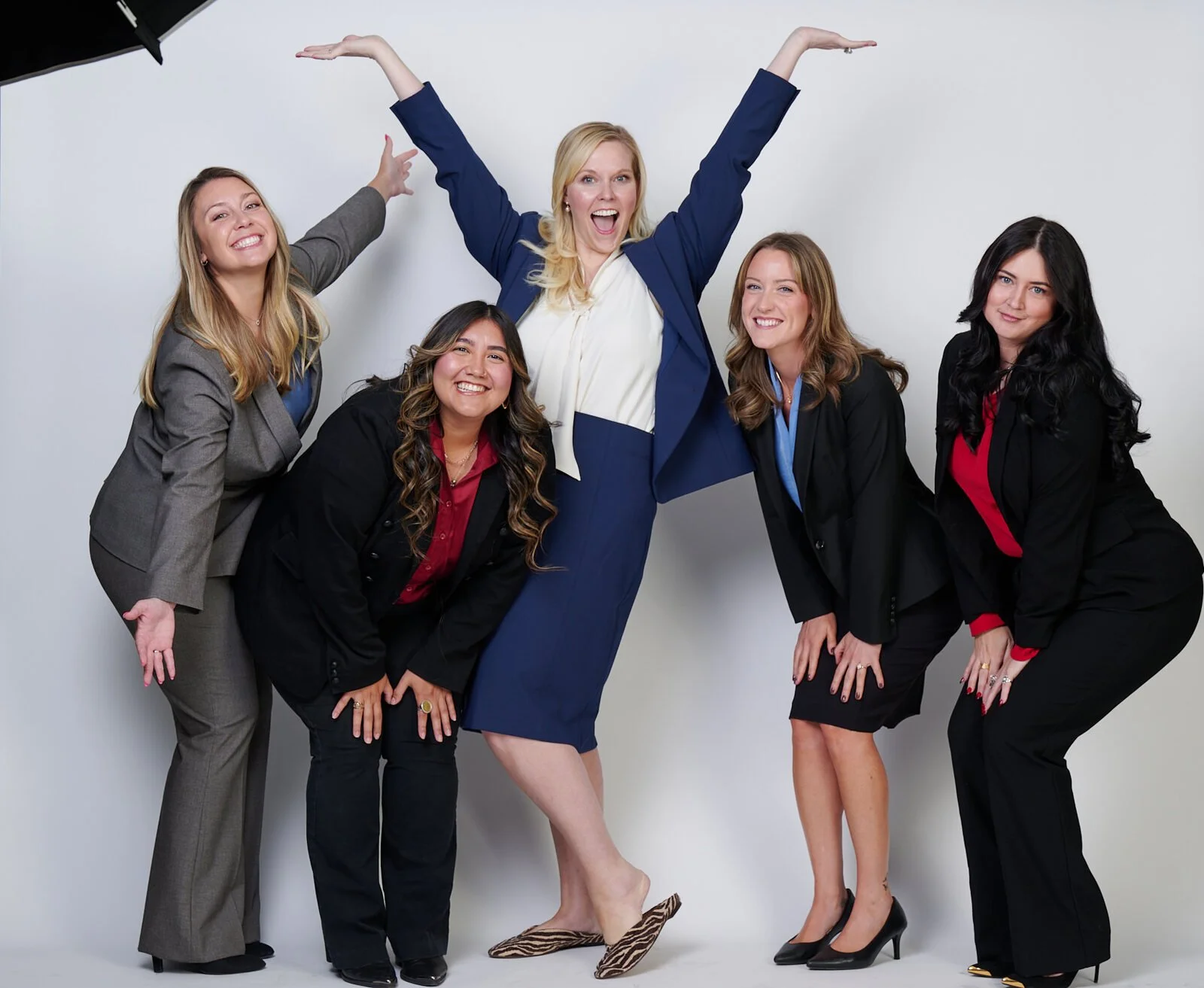 A law firm team on their team headshot day, photographed by Ryan Dunbar